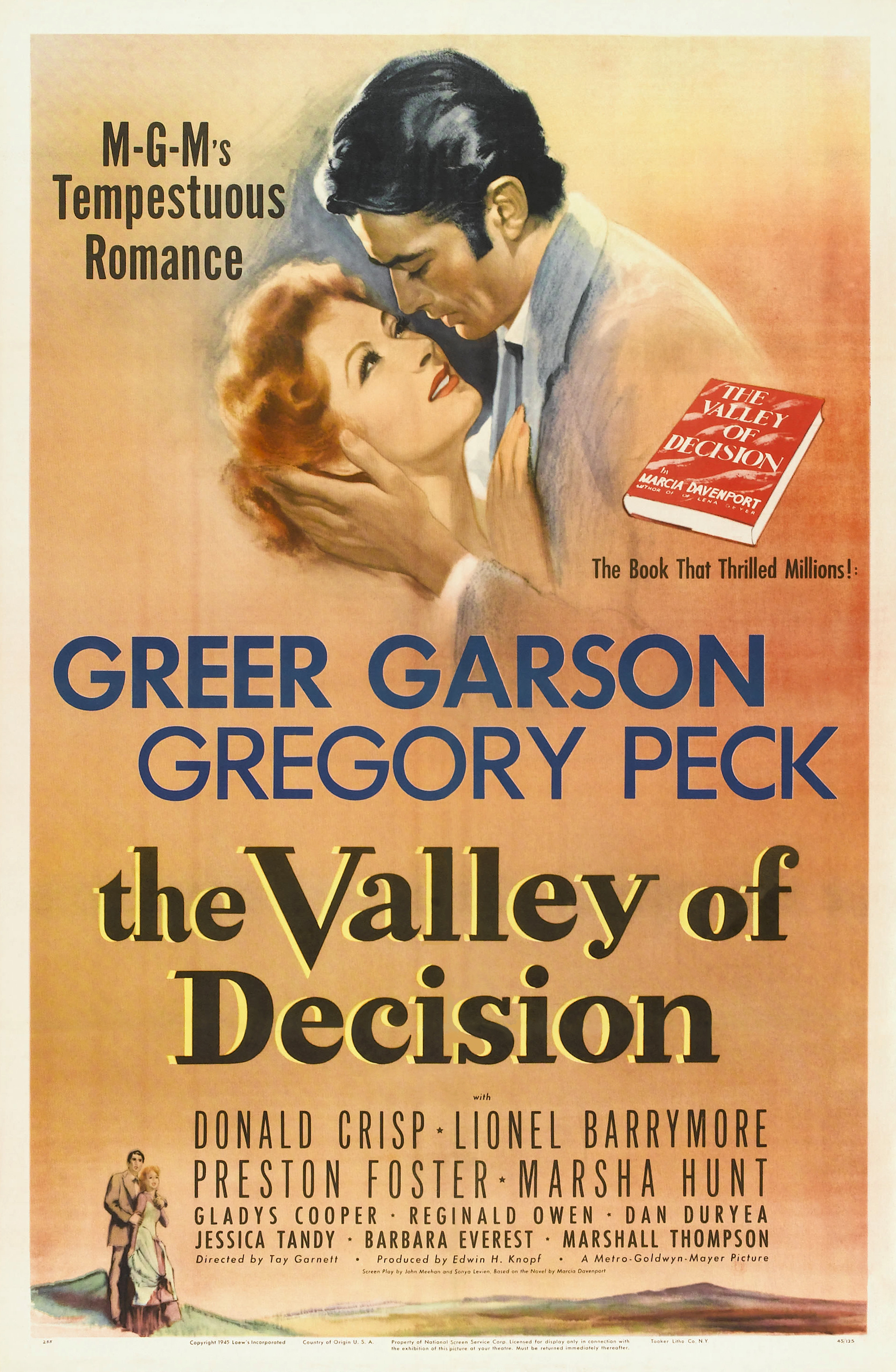 The Valley Of Decision (1945) Main Poster