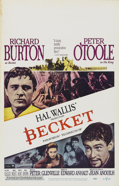 Becket Main Poster