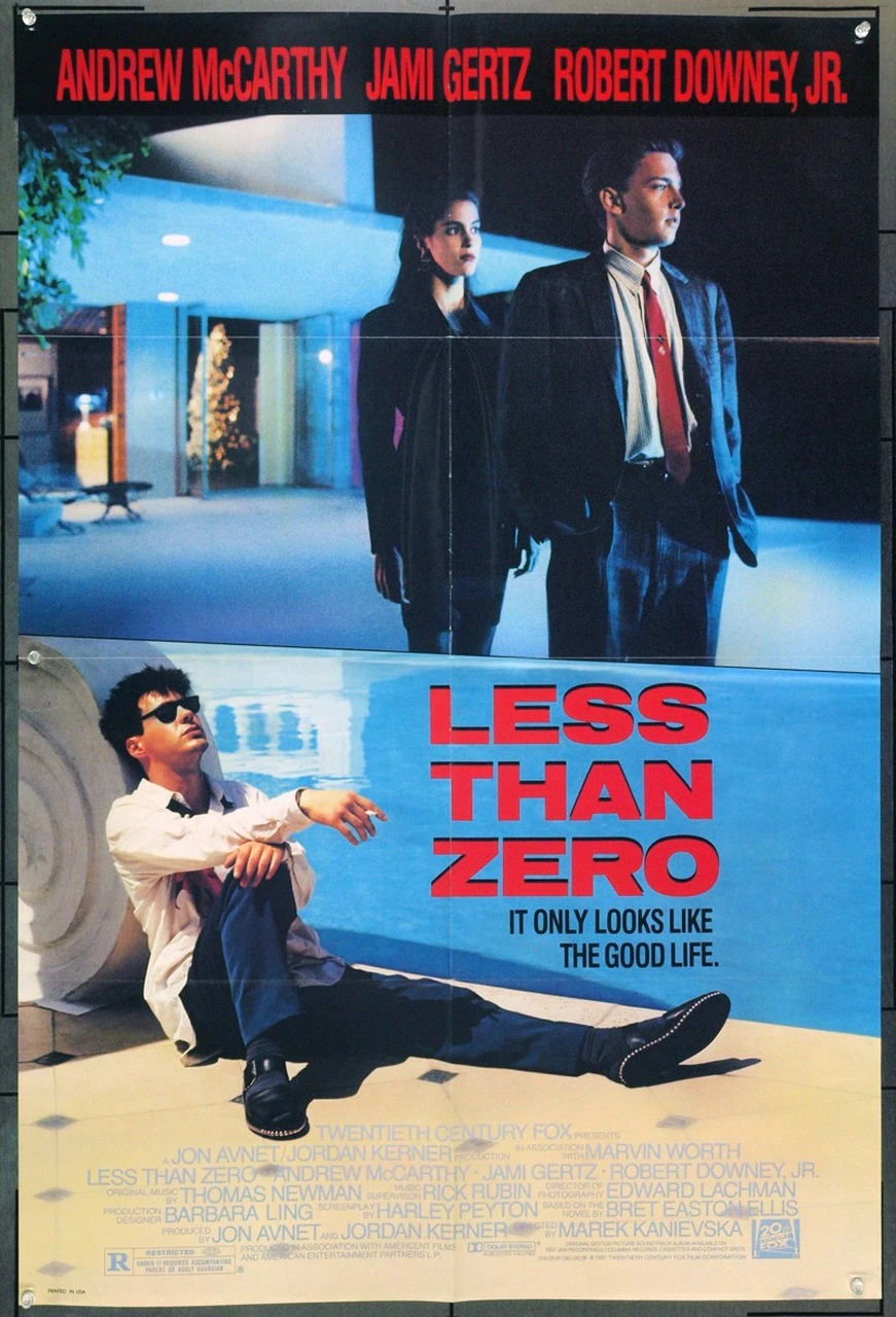 Less Than Zero Main Poster
