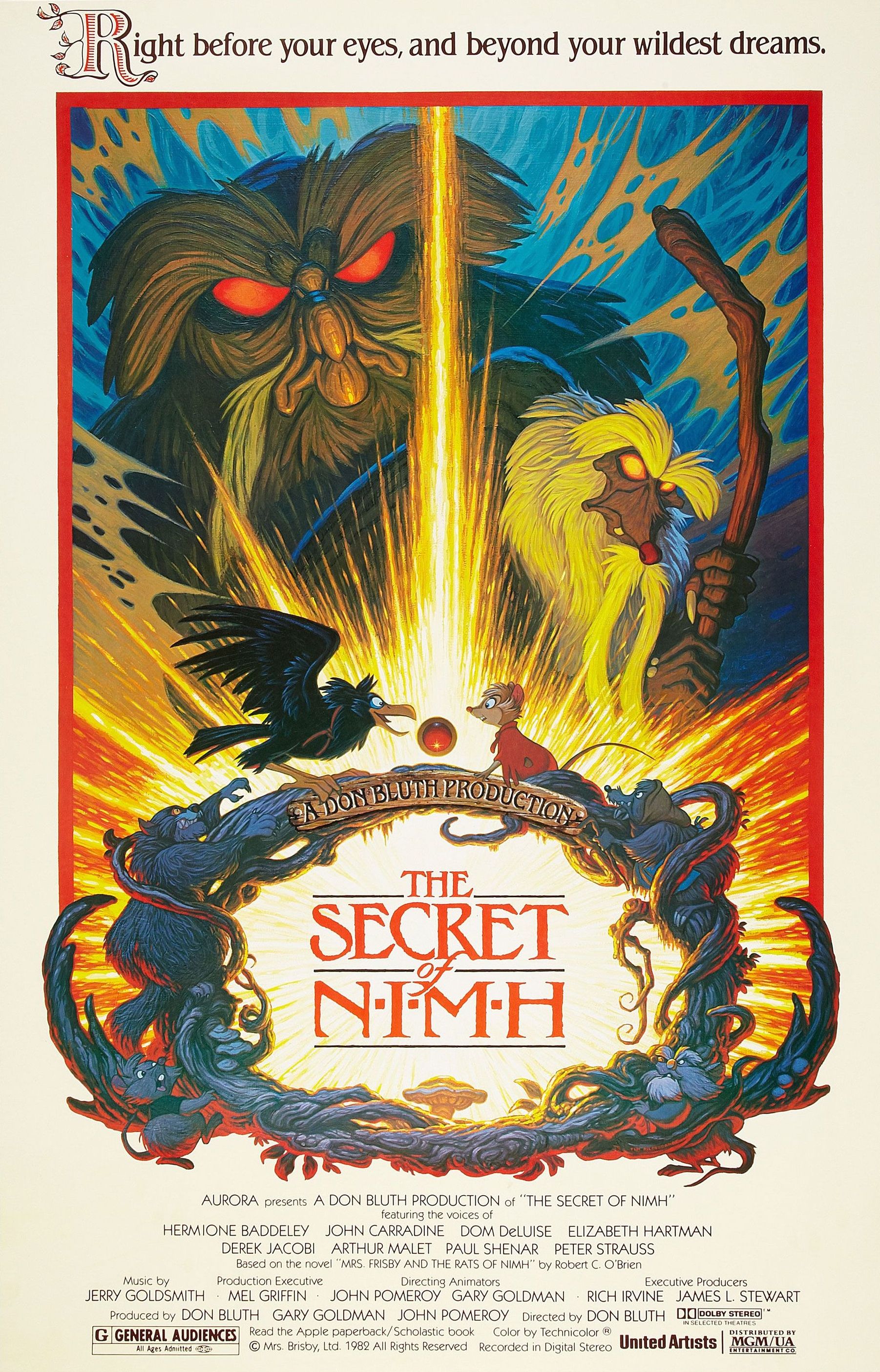 The Secret Of NIMH Main Poster