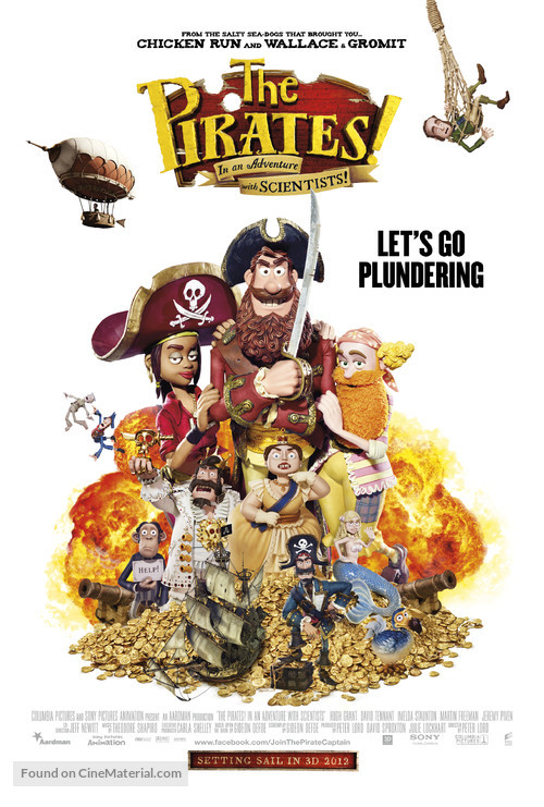 The Pirates! Band Of Misfits Main Poster