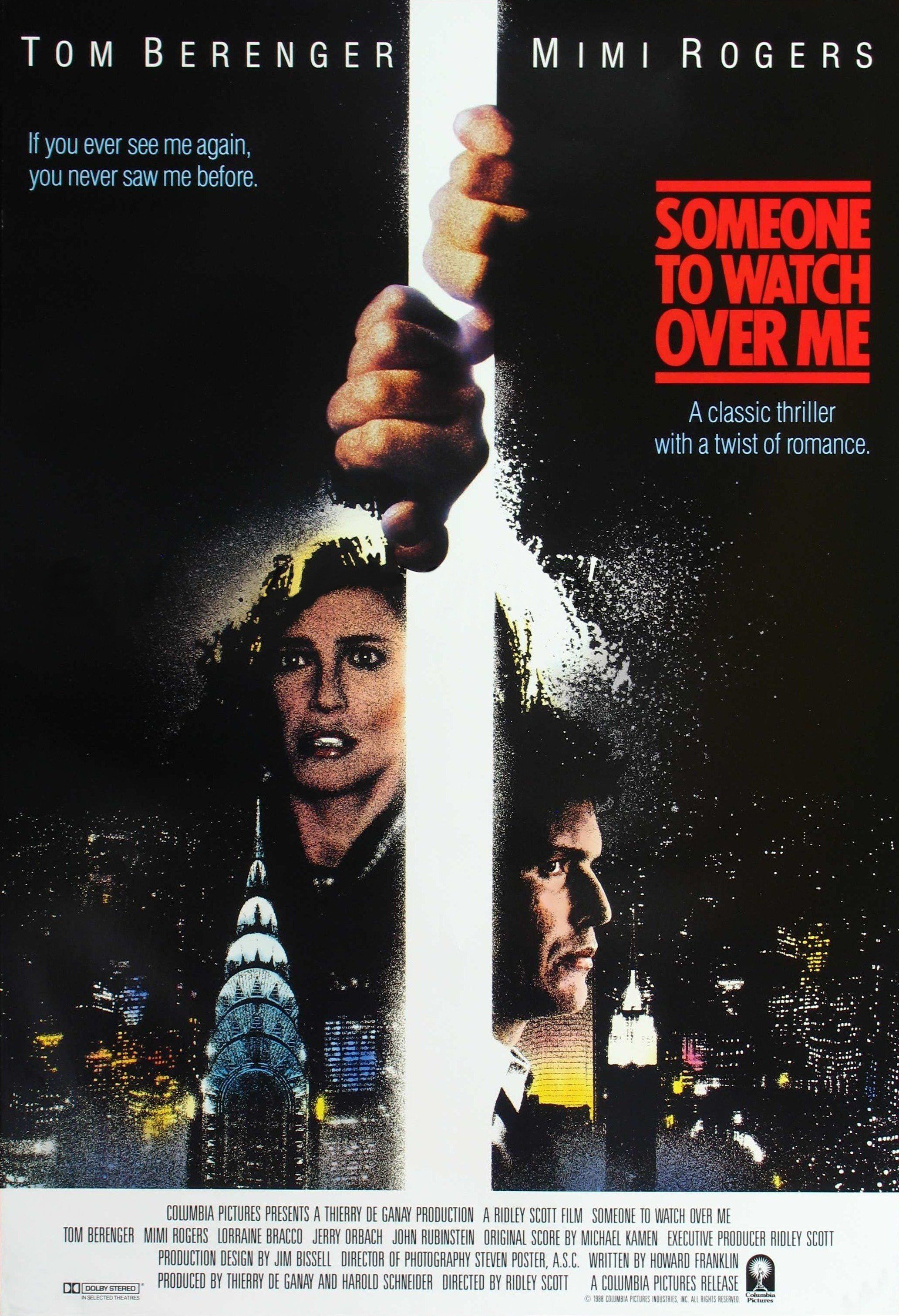 Someone To Watch Over Me Main Poster