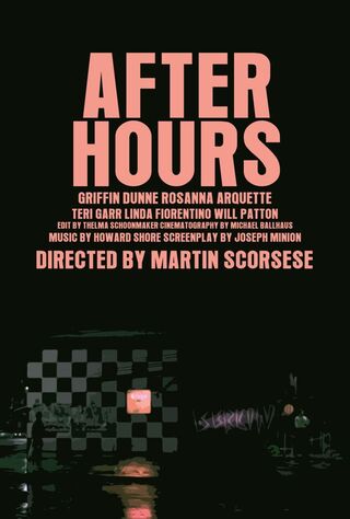 After Hours (1985) Main Poster