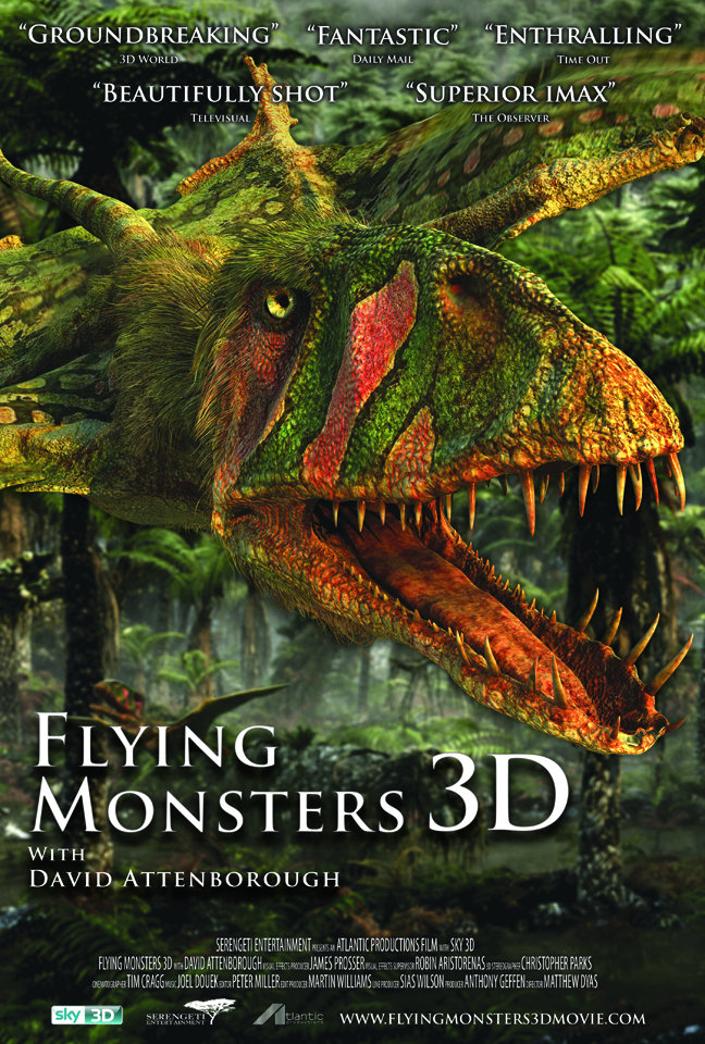 Flying Monsters 3D With David Attenborough Main Poster