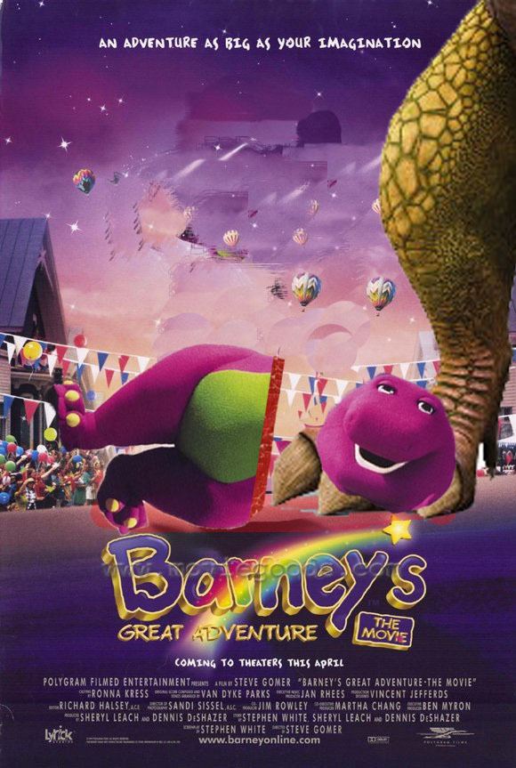 Barney's Great Adventure (1998) Poster #4.