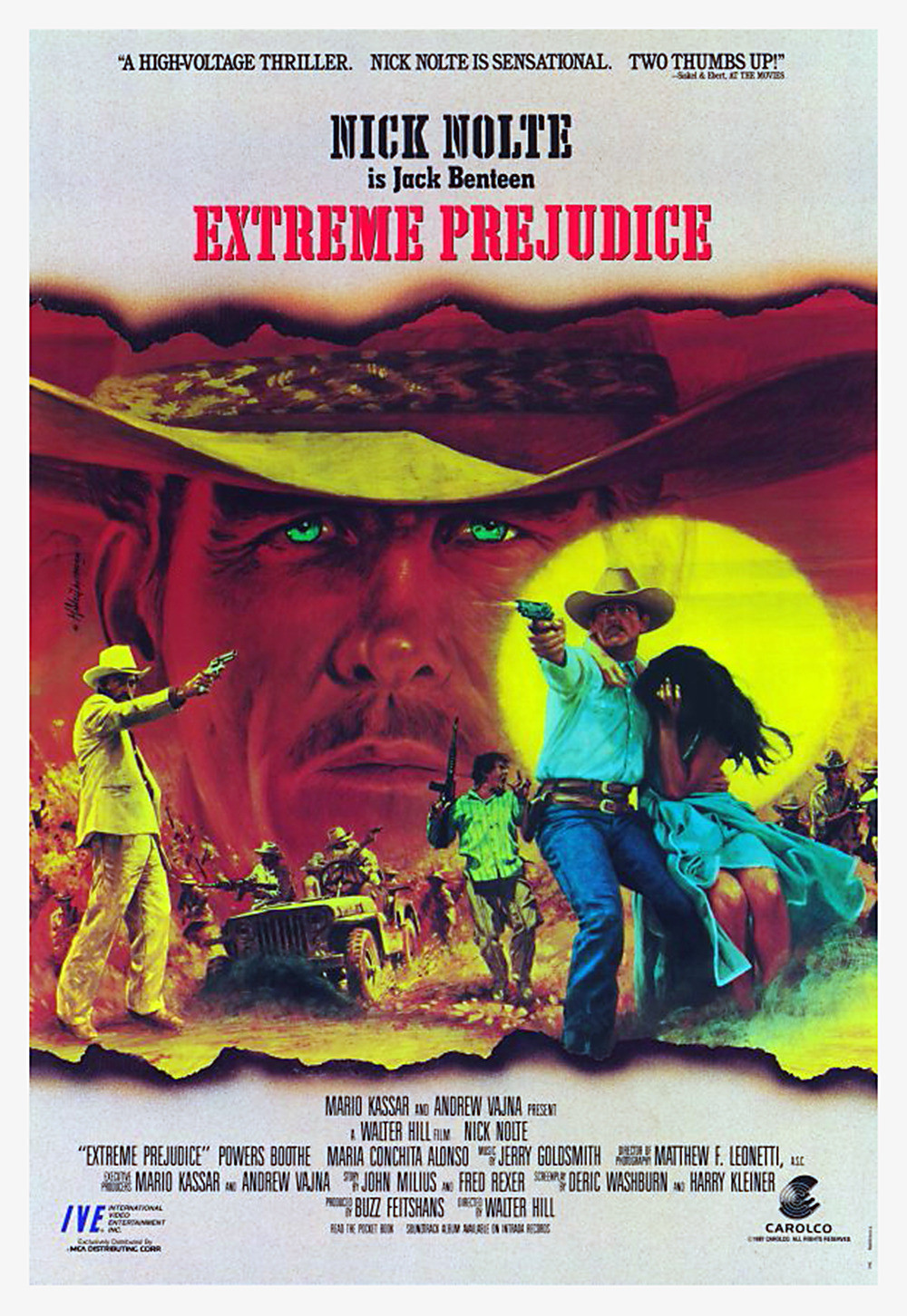 Extreme Prejudice (1987) Main Poster
