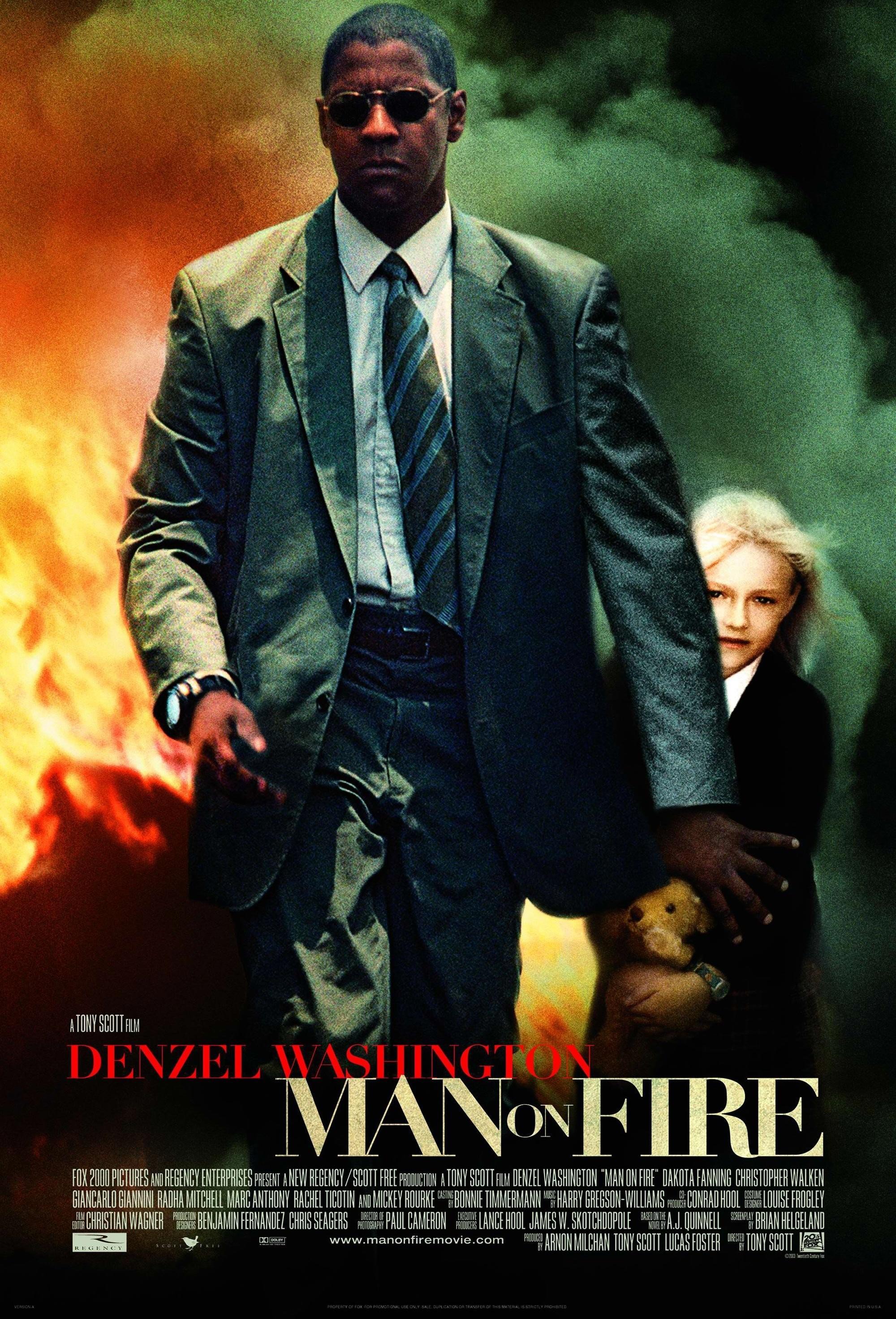 Man On Fire Main Poster