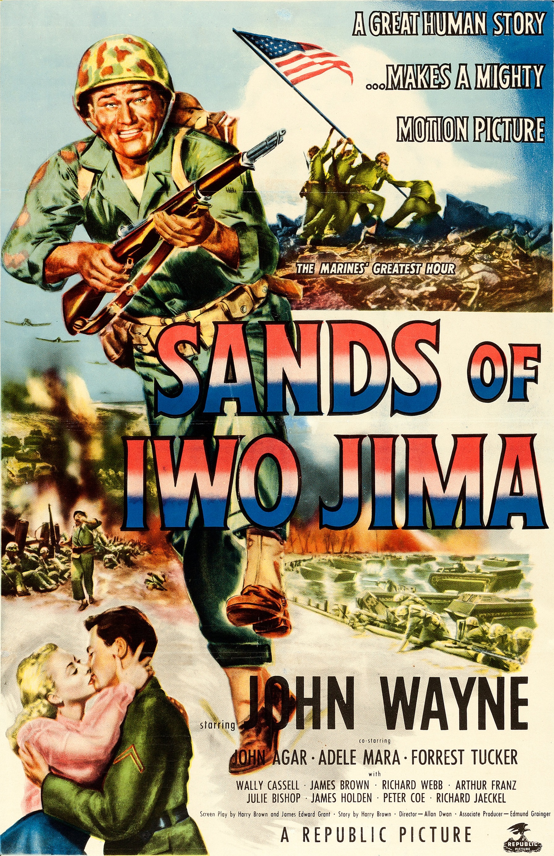 Sands Of Iwo Jima Main Poster