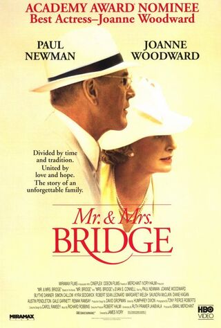 Mr. & Mrs. Bridge (1991) Main Poster