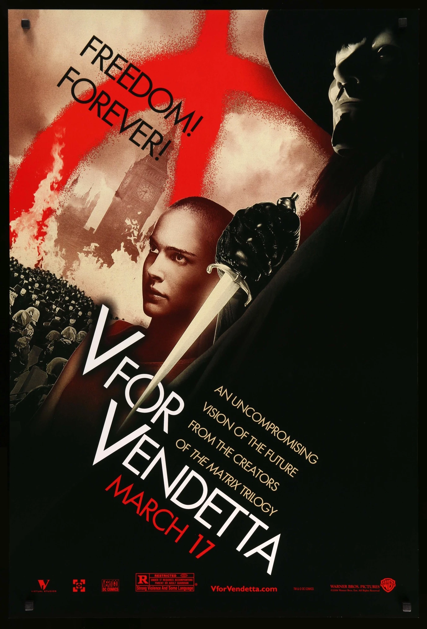 V For Vendetta Main Poster