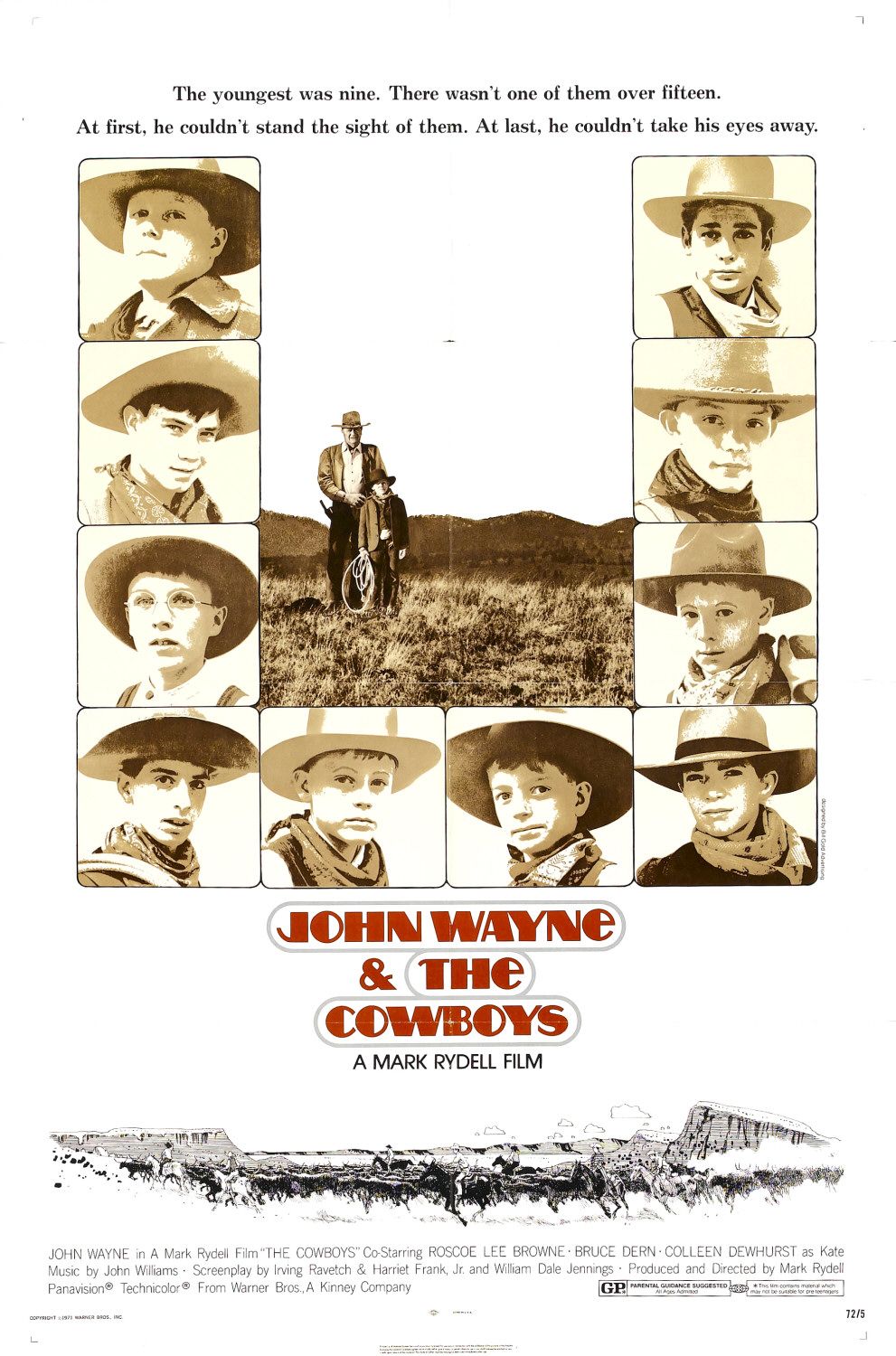 The Cowboys (1972) Main Poster