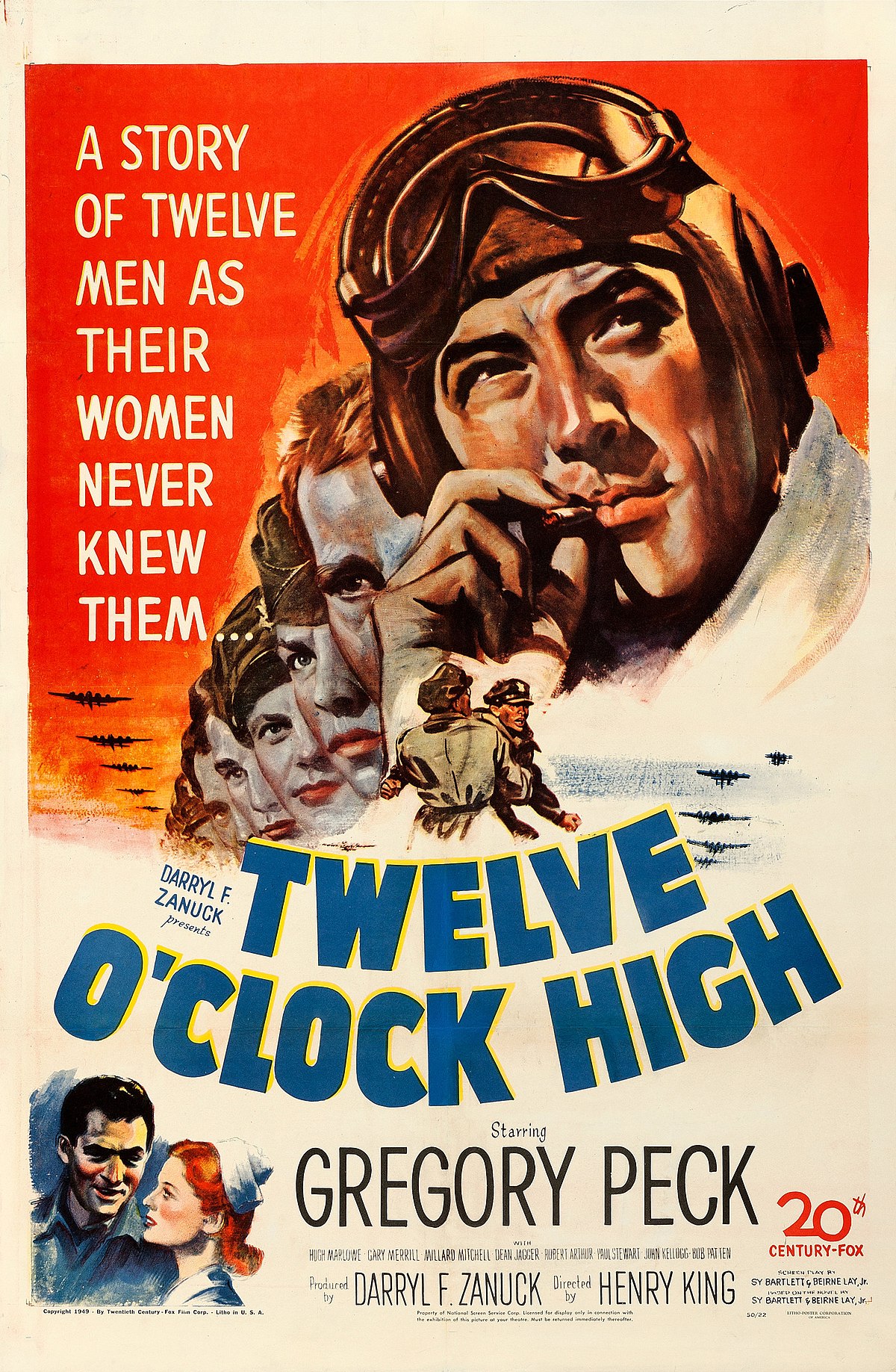 Twelve O'Clock High Main Poster