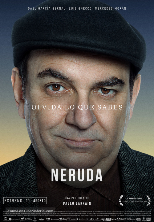 Neruda Main Poster