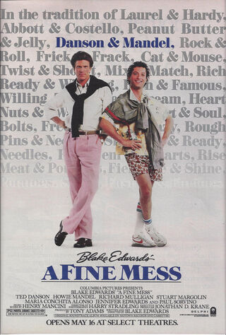 A Fine Mess (1986) Main Poster