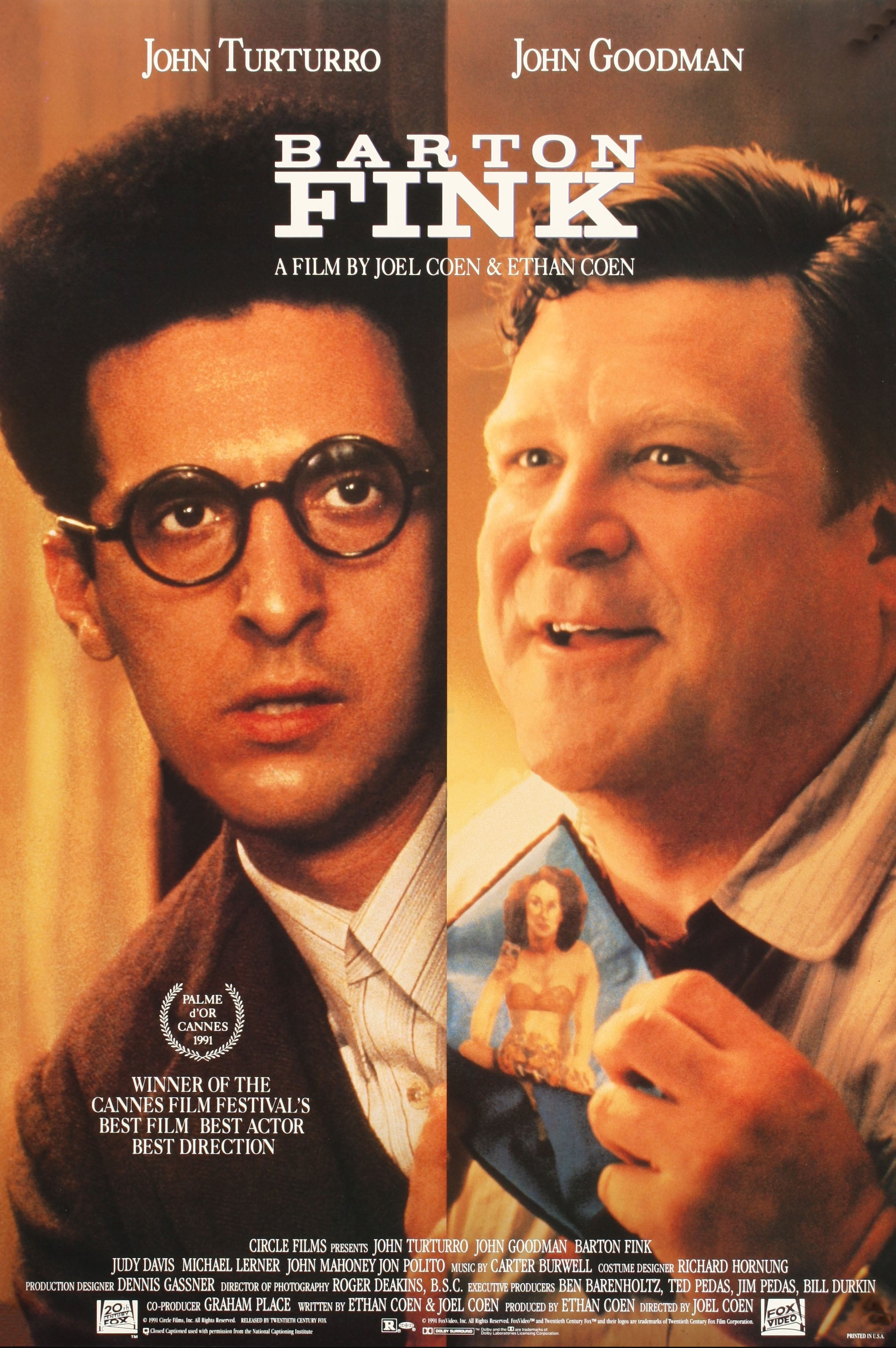 Barton Fink (1991) Main Poster