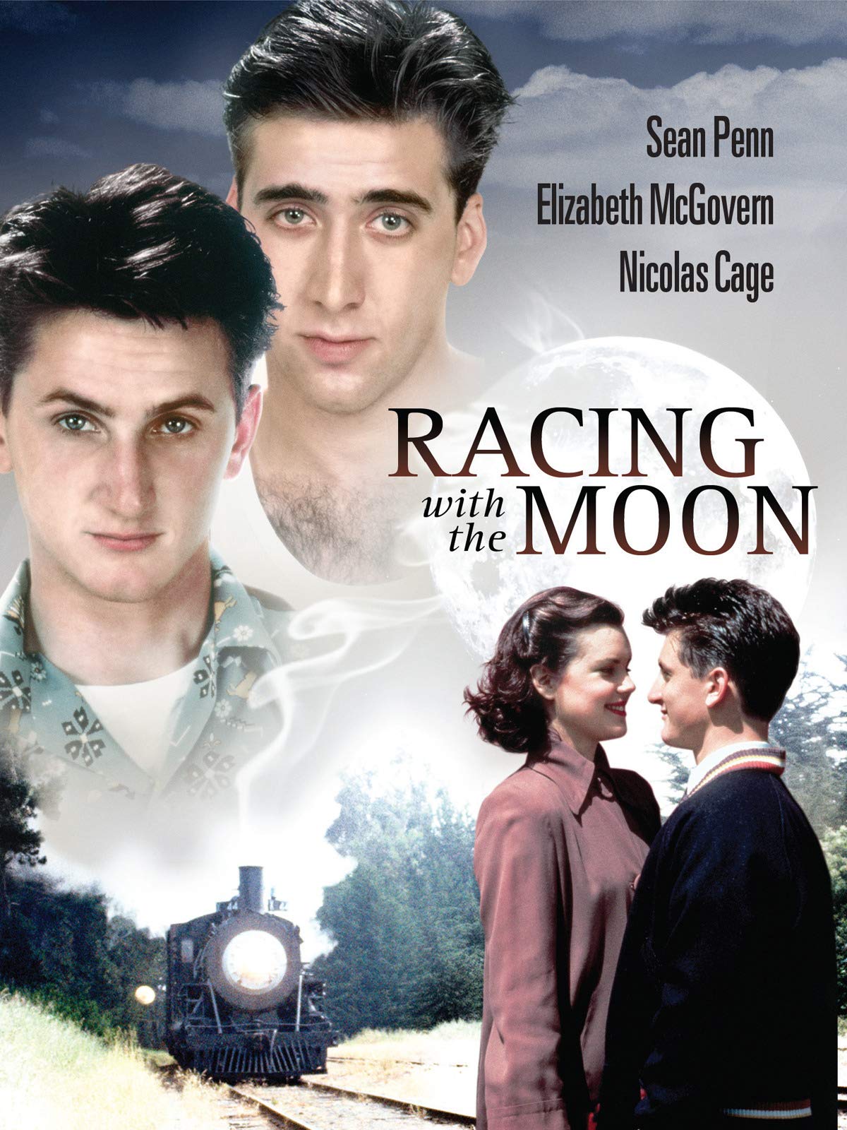 Races the moon. Elizabeth MCGOVERN наперегонки с луной. Наперегонки с луной Николас Кейдж.