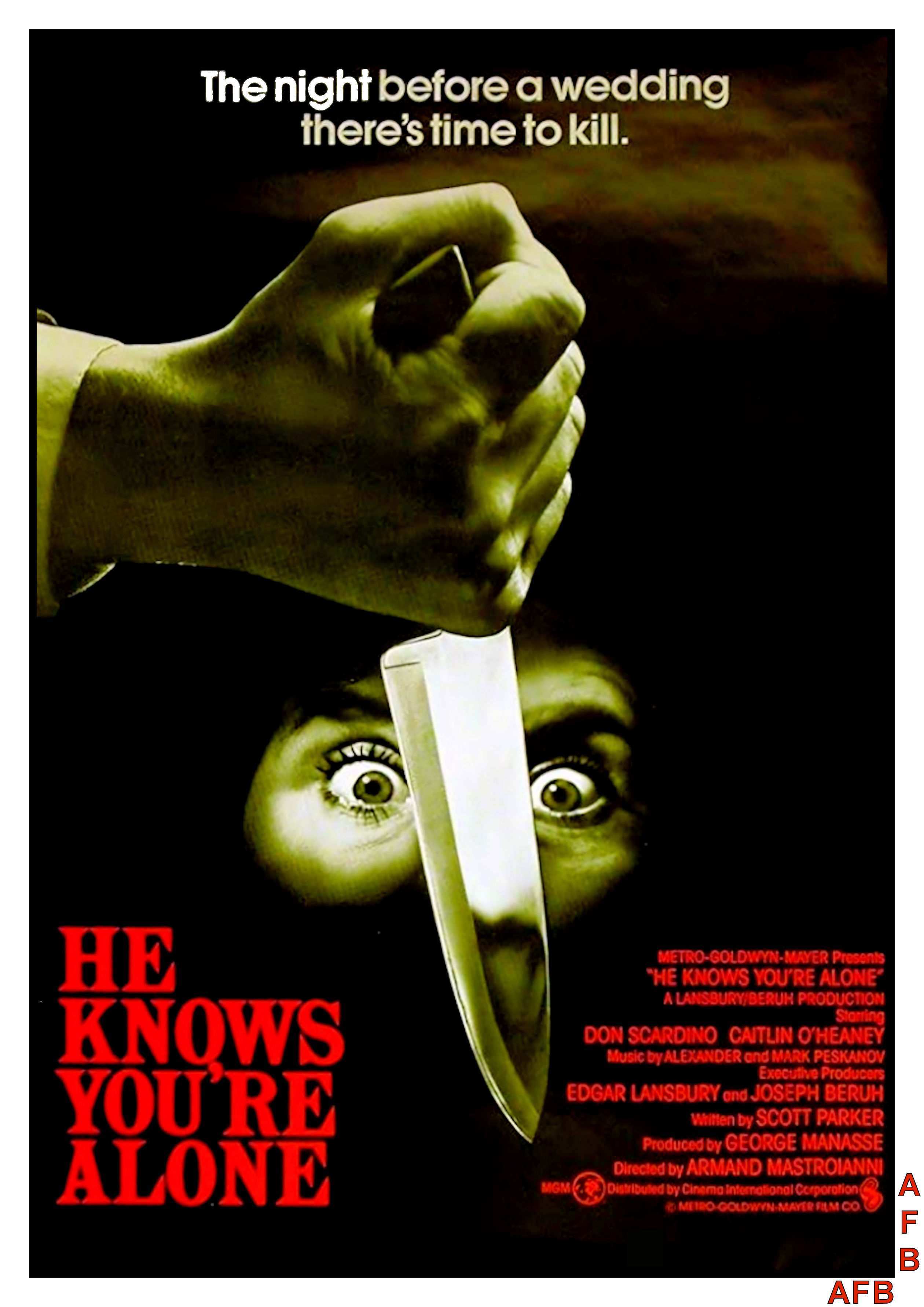 He Knows You're Alone Main Poster