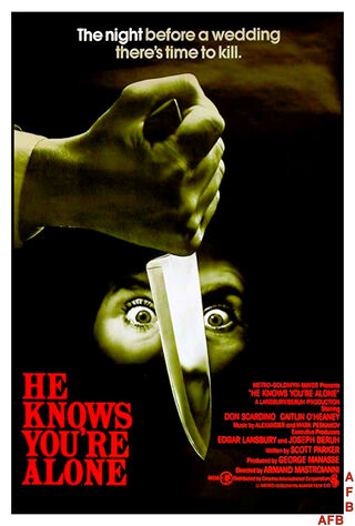 He Knows You're Alone (1980) Main Poster