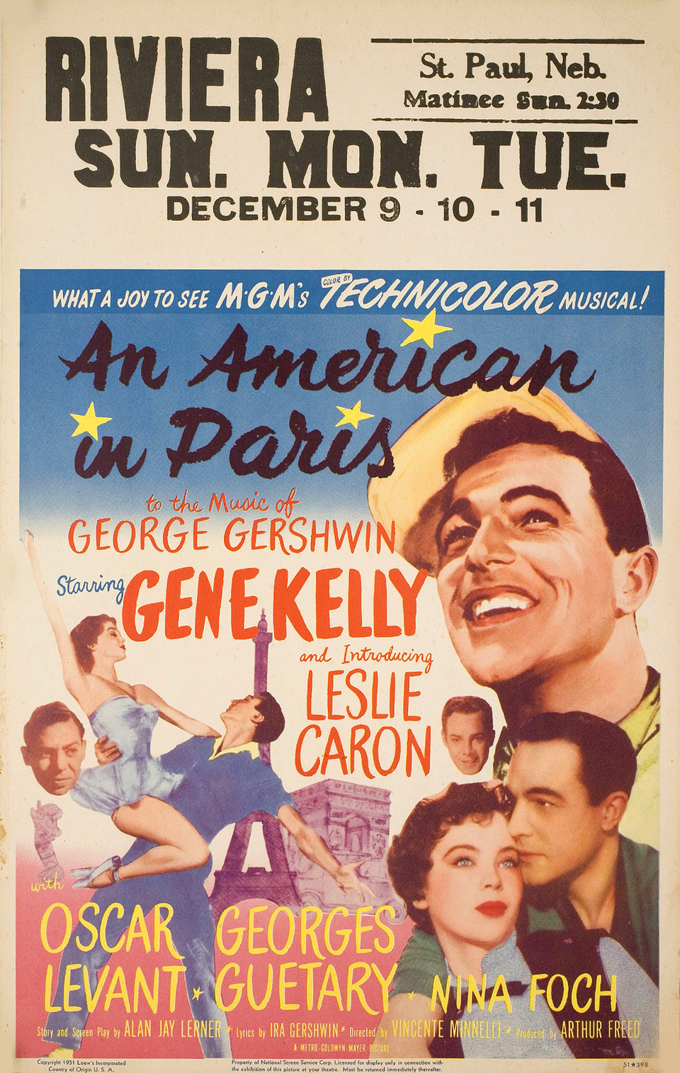 An American In Paris Main Poster
