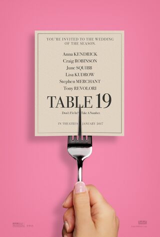 Table 19 (2017) Main Poster