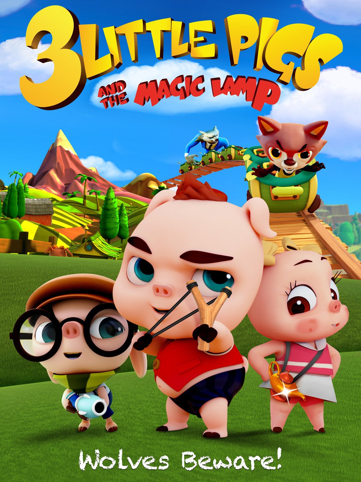 3 Little Pigs And The Magic Lamp (2015) Main Poster