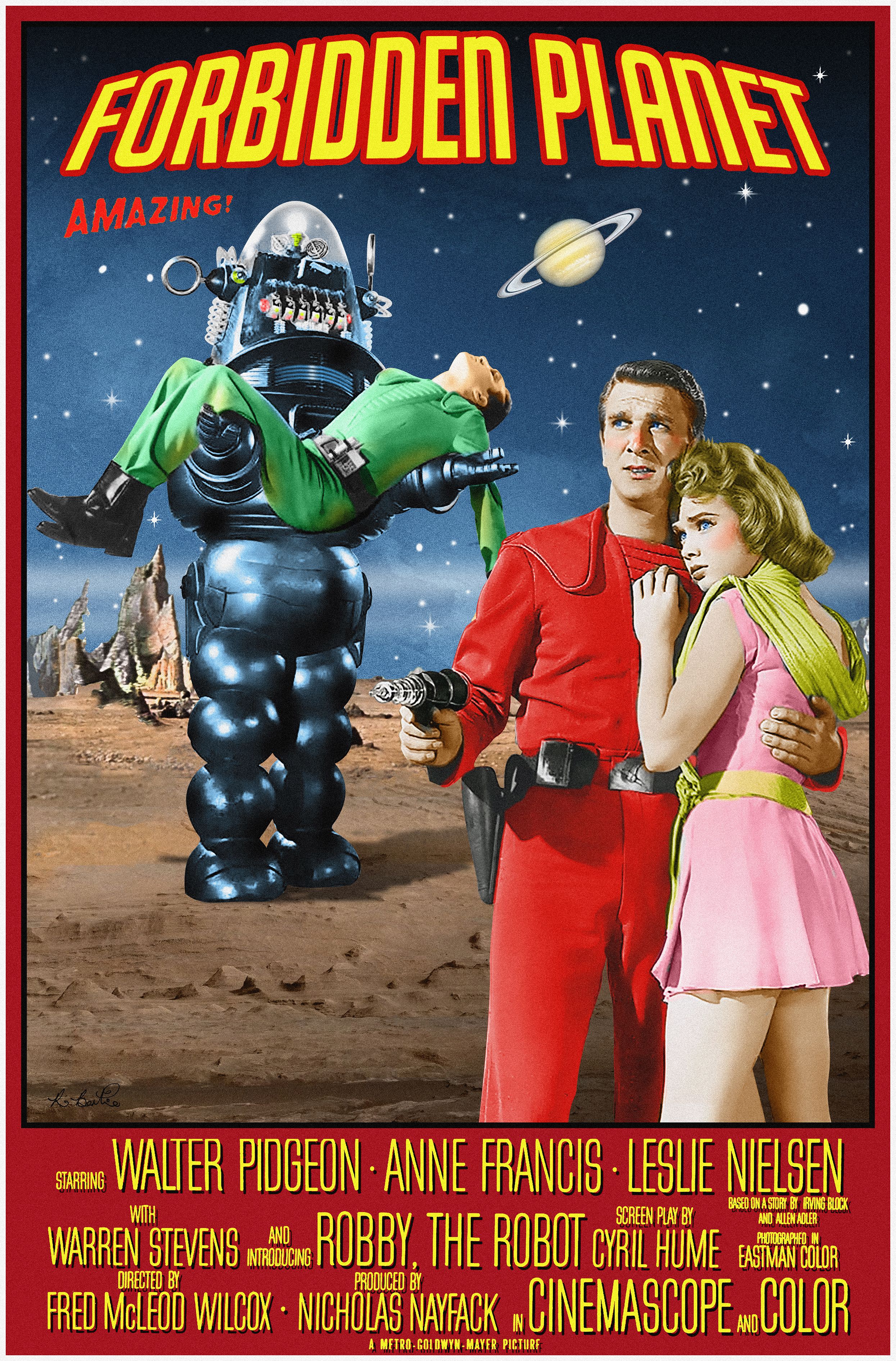 Forbidden Planet (1958) Poster #2