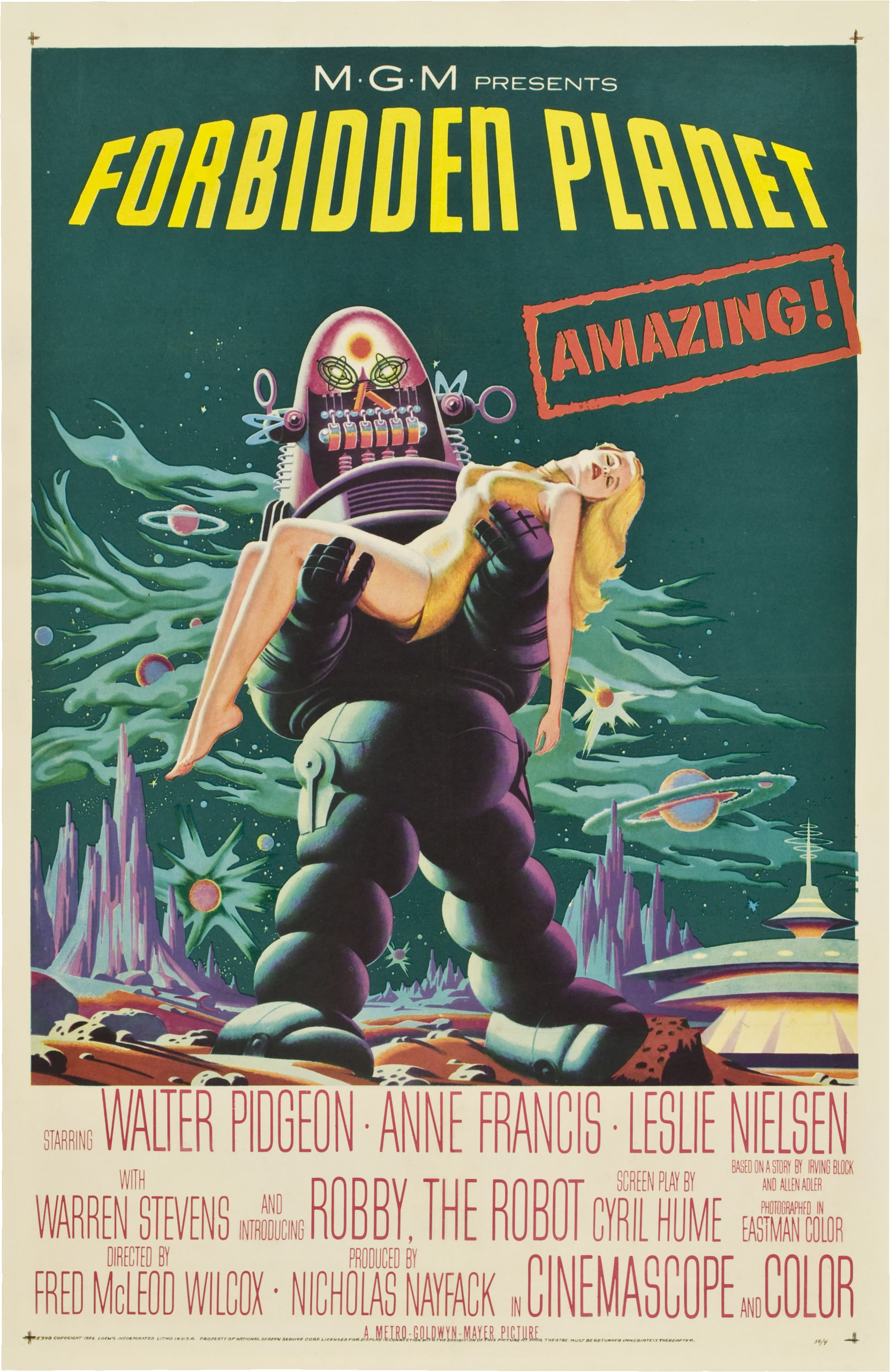 Forbidden Planet (1958) Poster #1