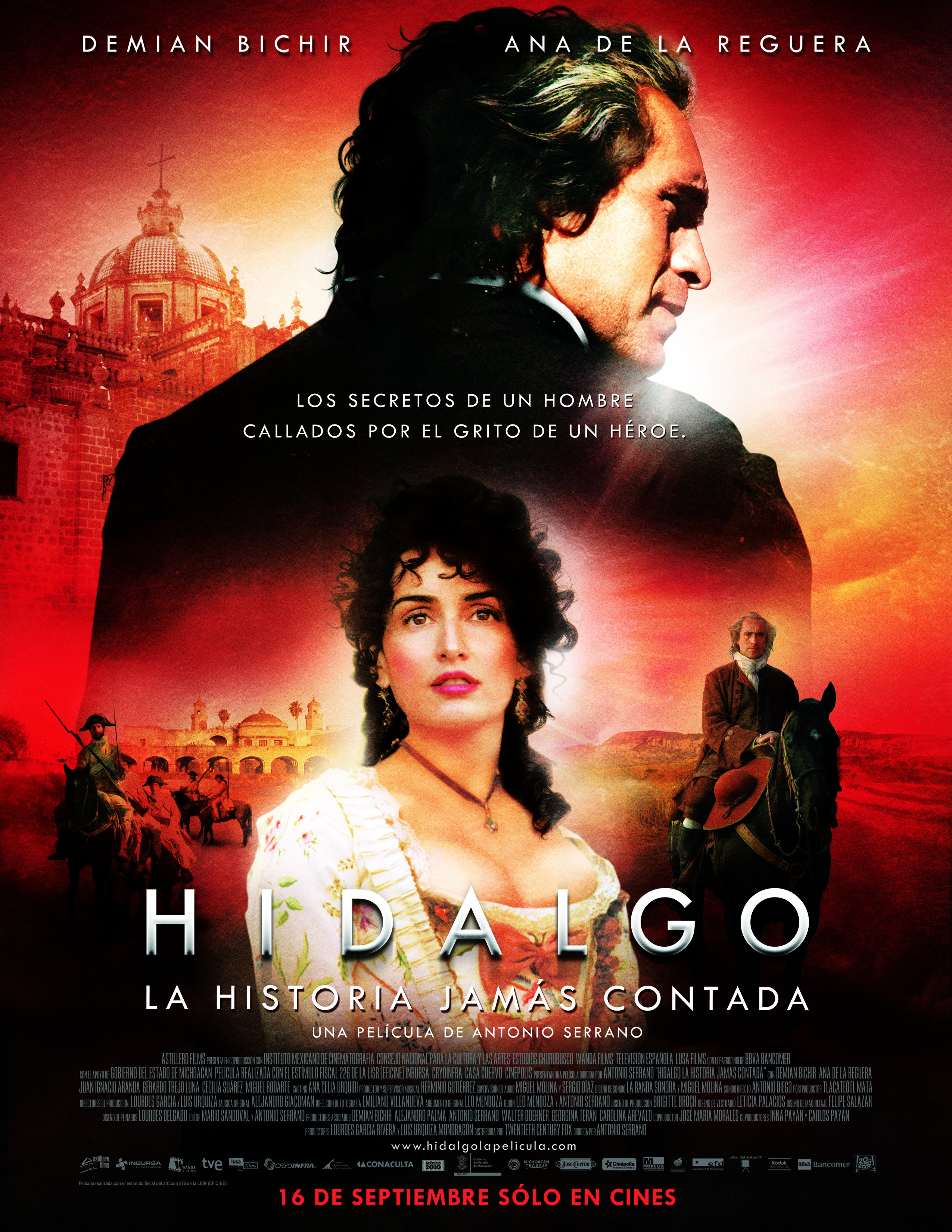 Hidalgo - La Historia Jamás Contada. Main Poster