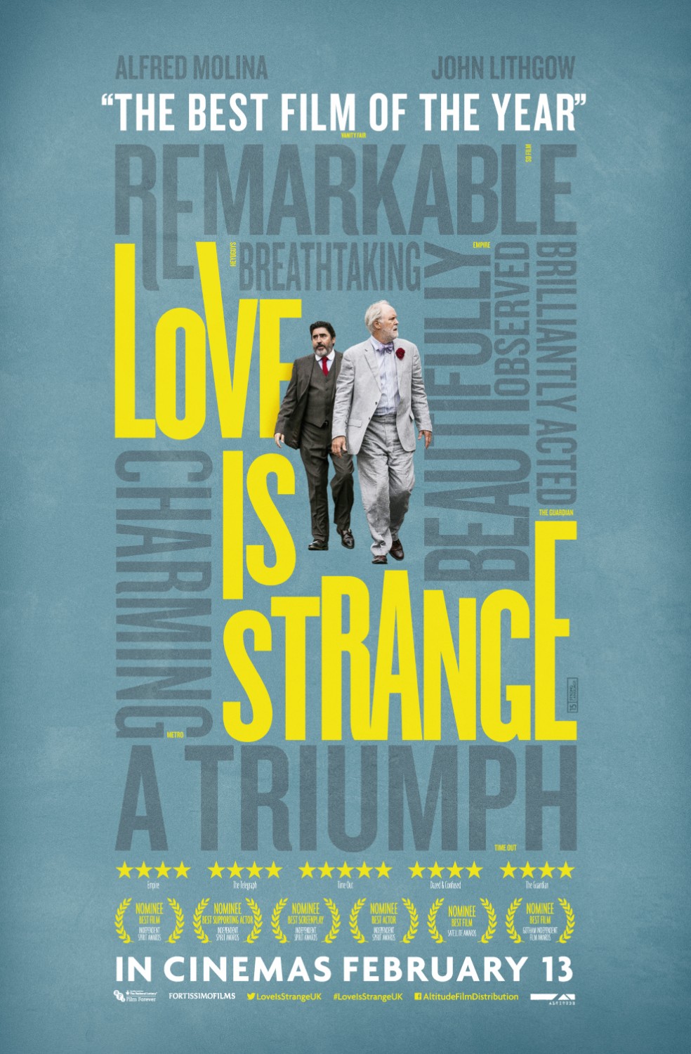 Love Is Strange (2014) Main Poster