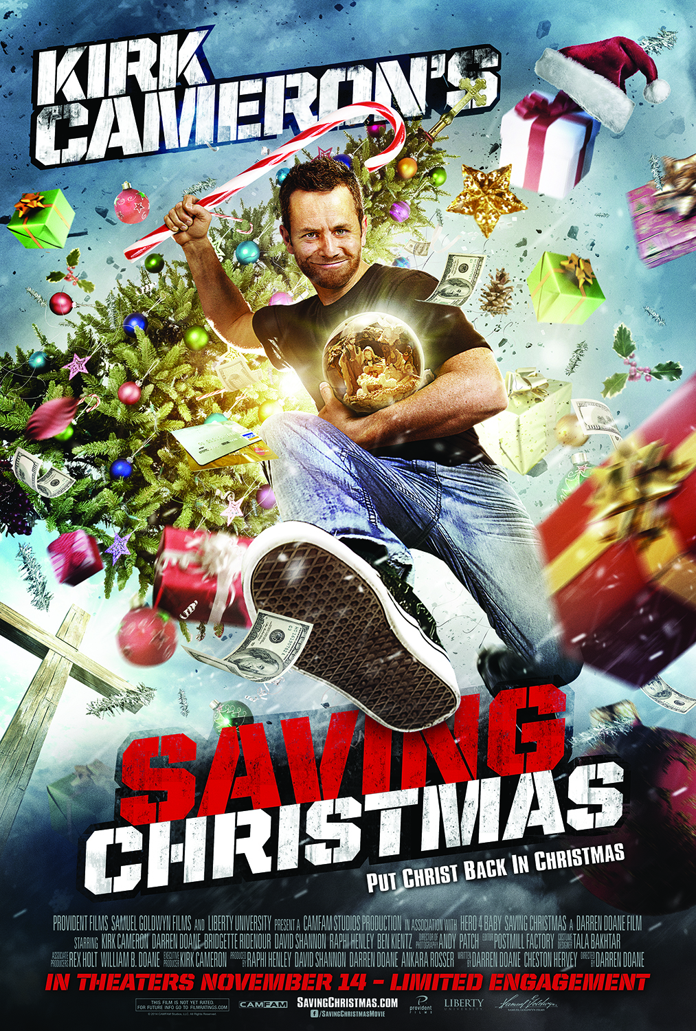Kirk Cameron's Saving Christmas (2014) Main Poster