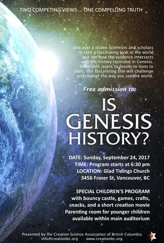 Is Genesis History? (2017) Main Poster
