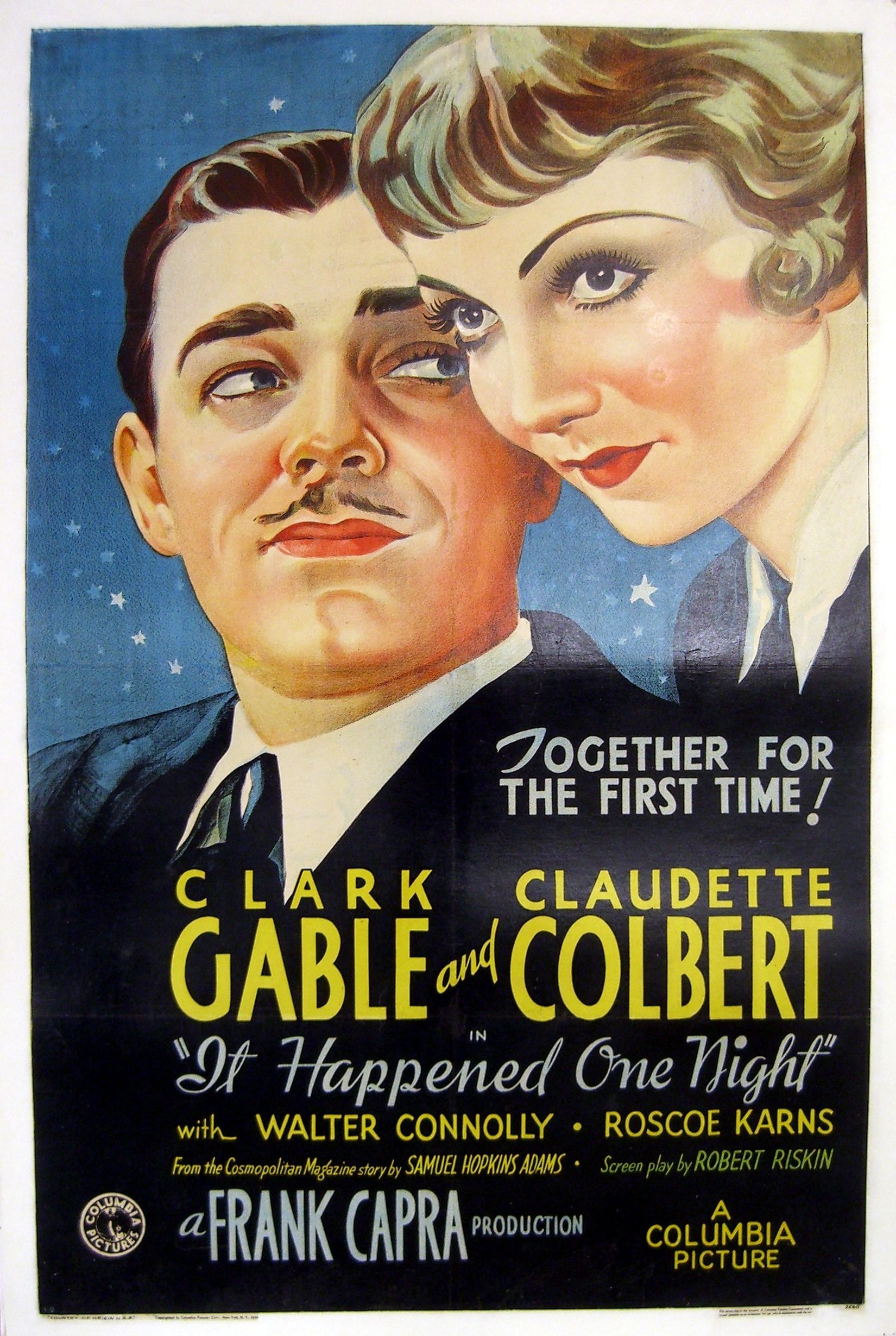 It Happened One Night (1934) Main Poster