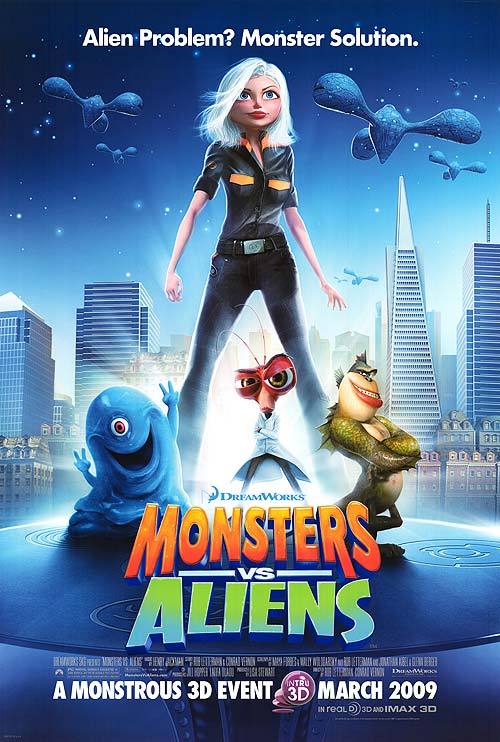 Monsters vs. Aliens Main Poster