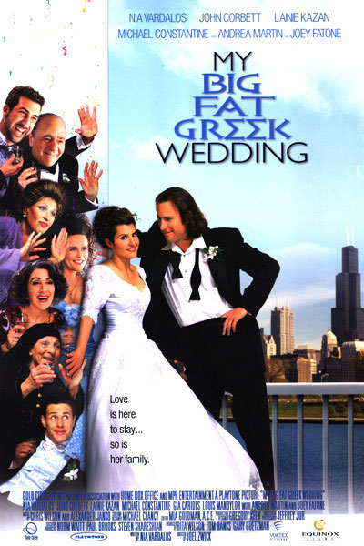 My Big Fat Greek Wedding (2002) Main Poster
