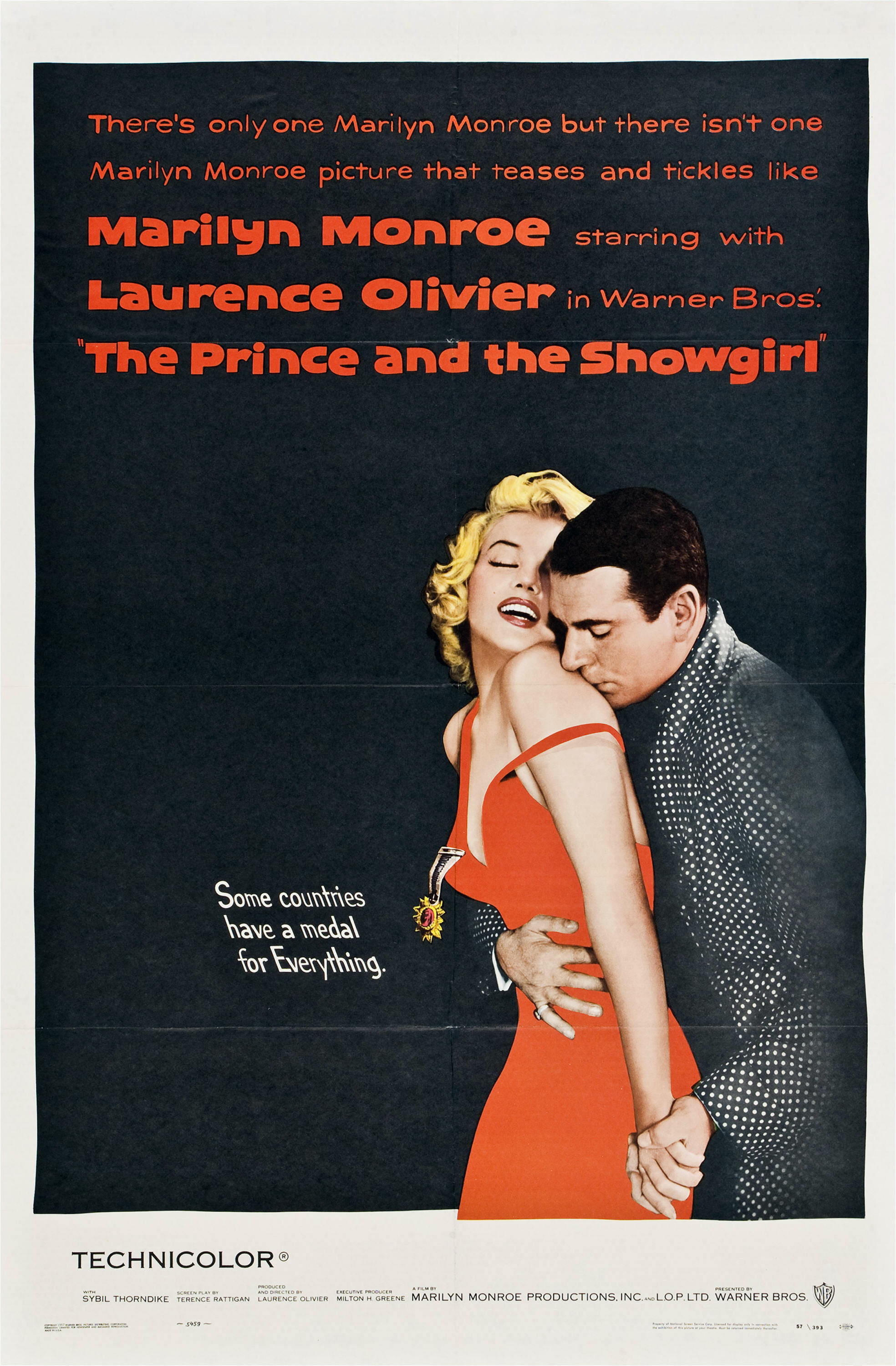 The Prince And The Showgirl (1957) Main Poster