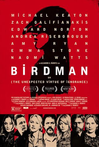 Birdman Or (The Unexpected Virtue Of Ignorance) (2014) Main Poster