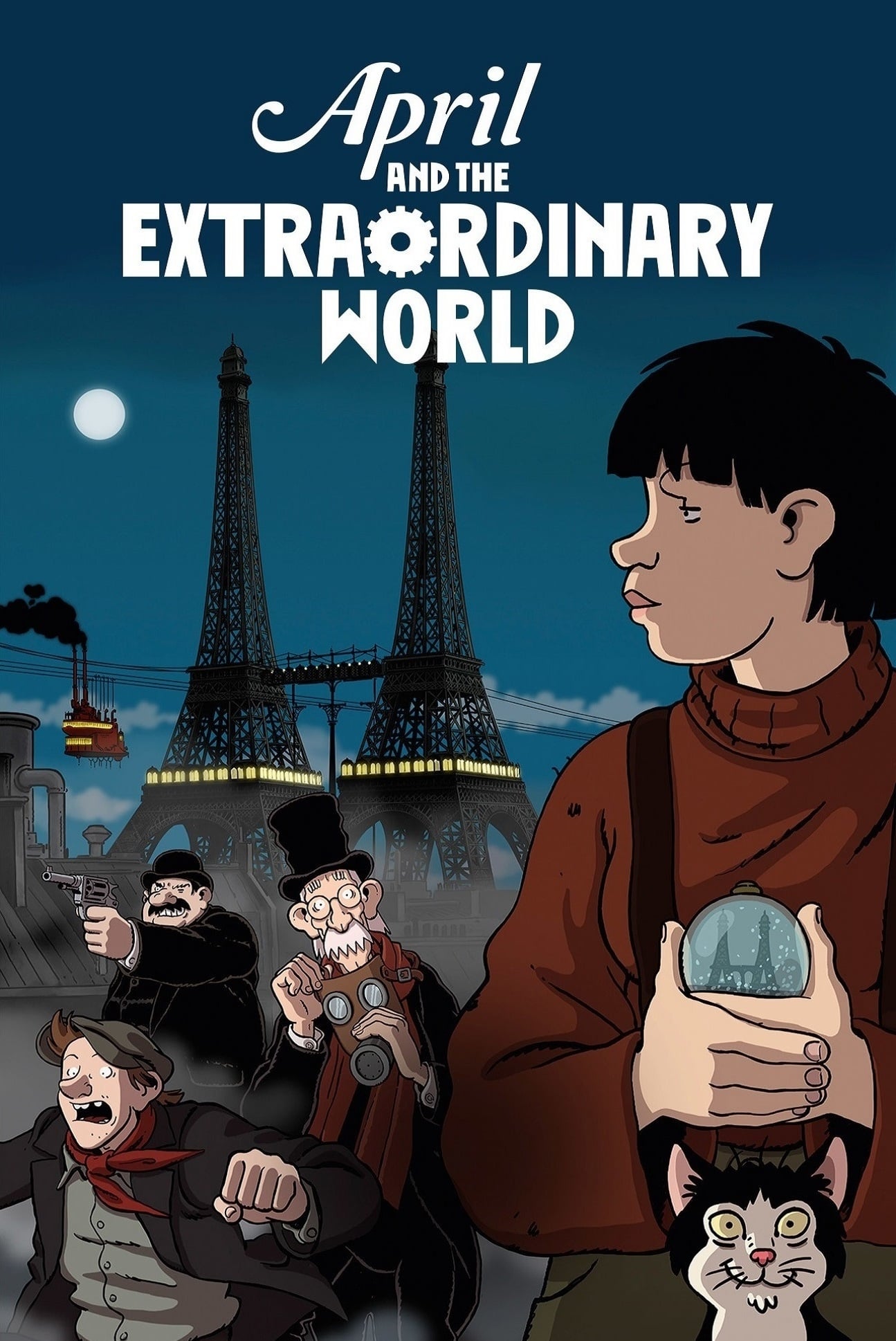 April And The Extraordinary World (2016) Main Poster