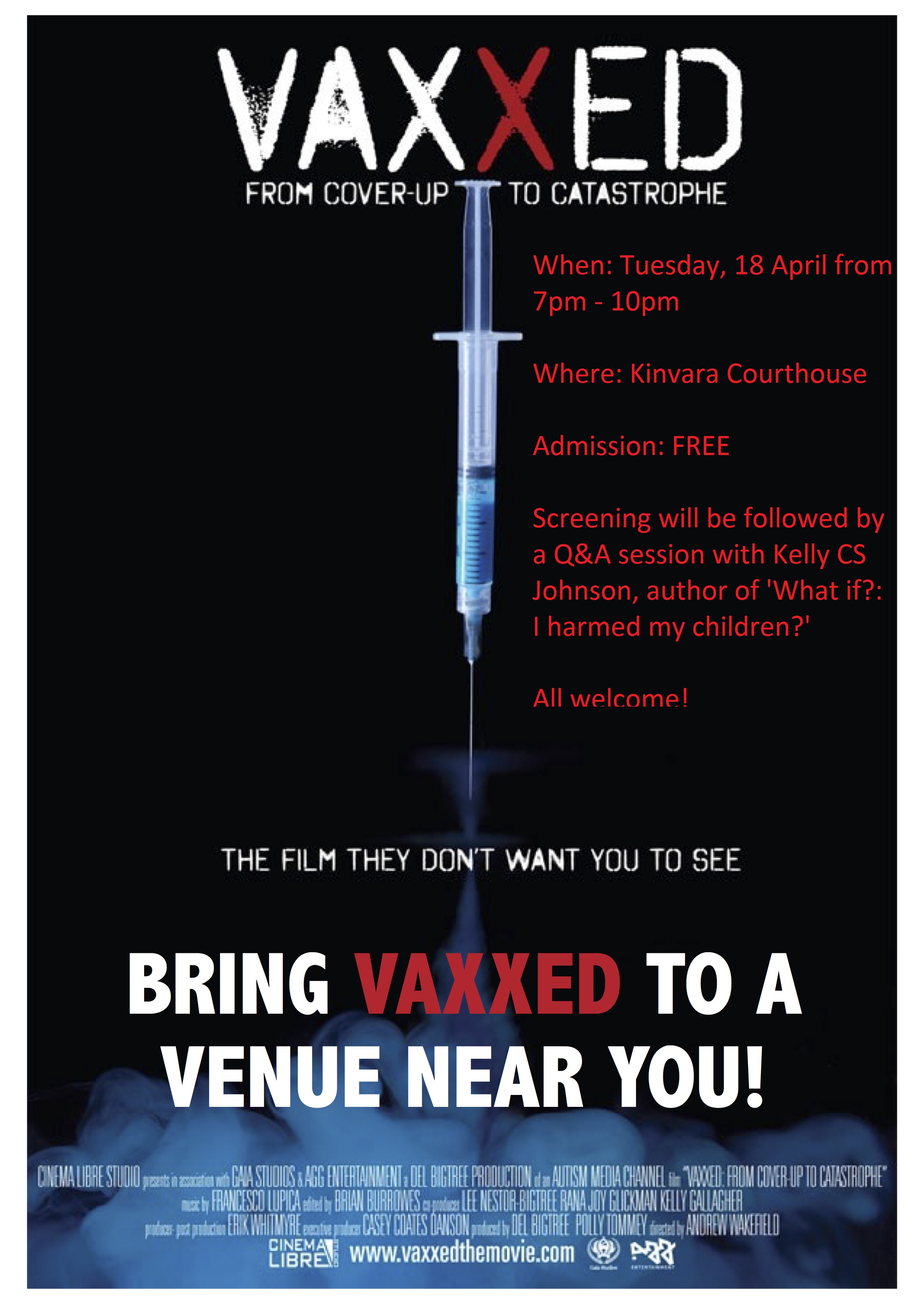 Vaxxed: From Cover-Up To Catastrophe Main Poster