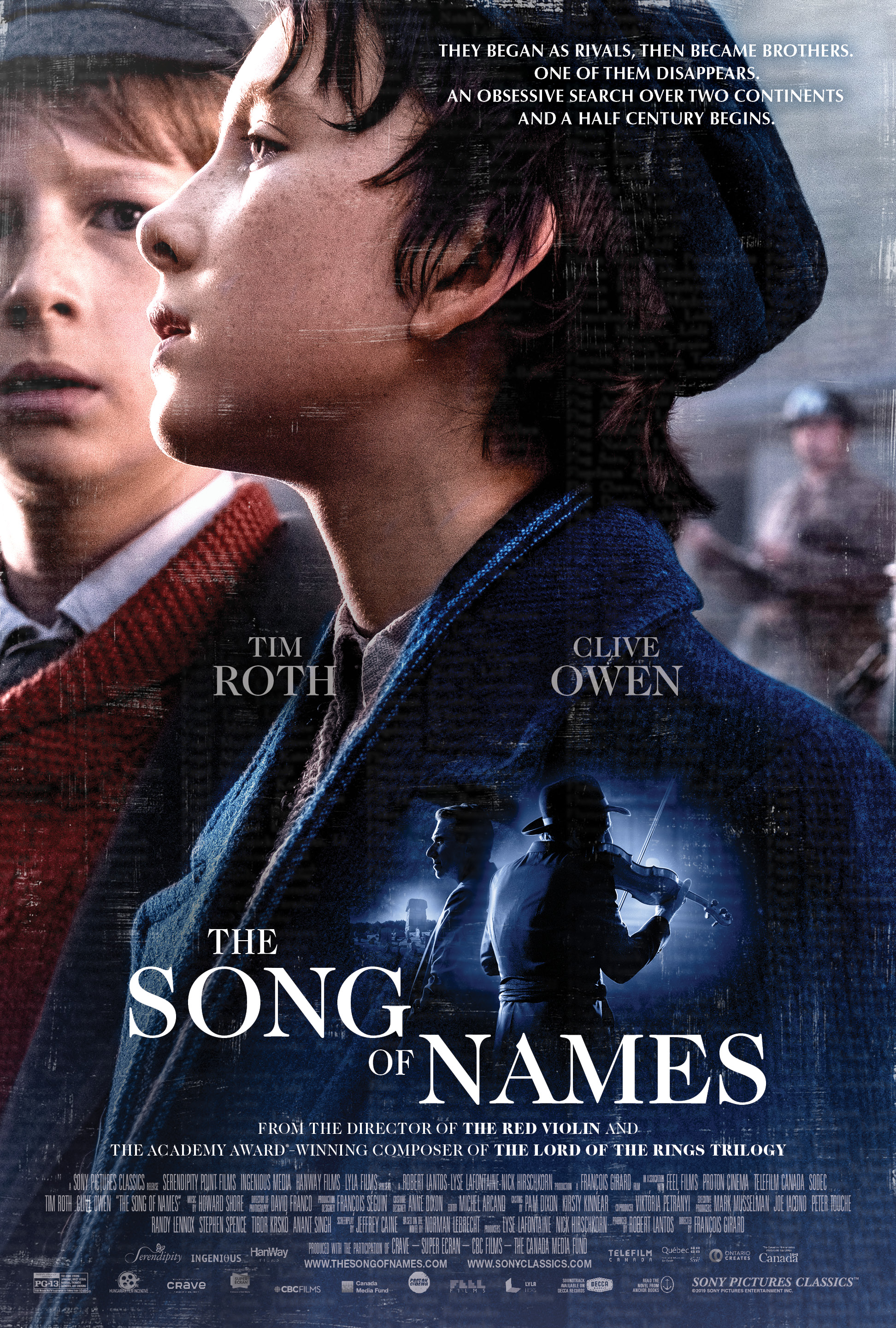 The Song Of Names Main Poster