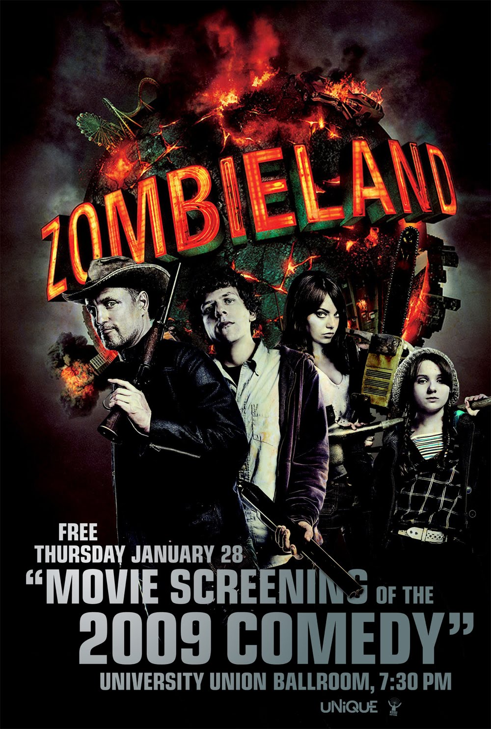 Zombieland Main Poster