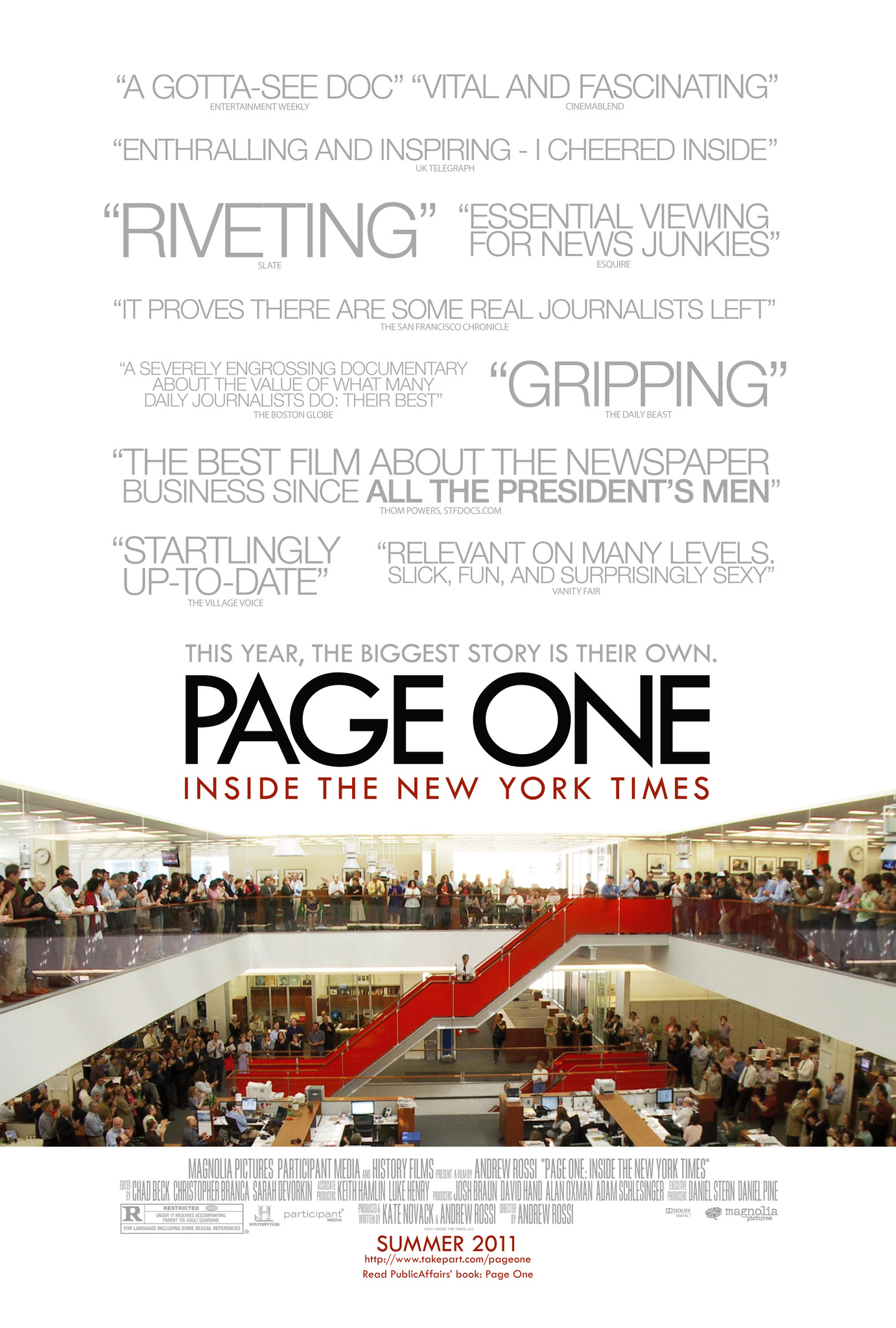 Page One: Inside The New York Times Main Poster