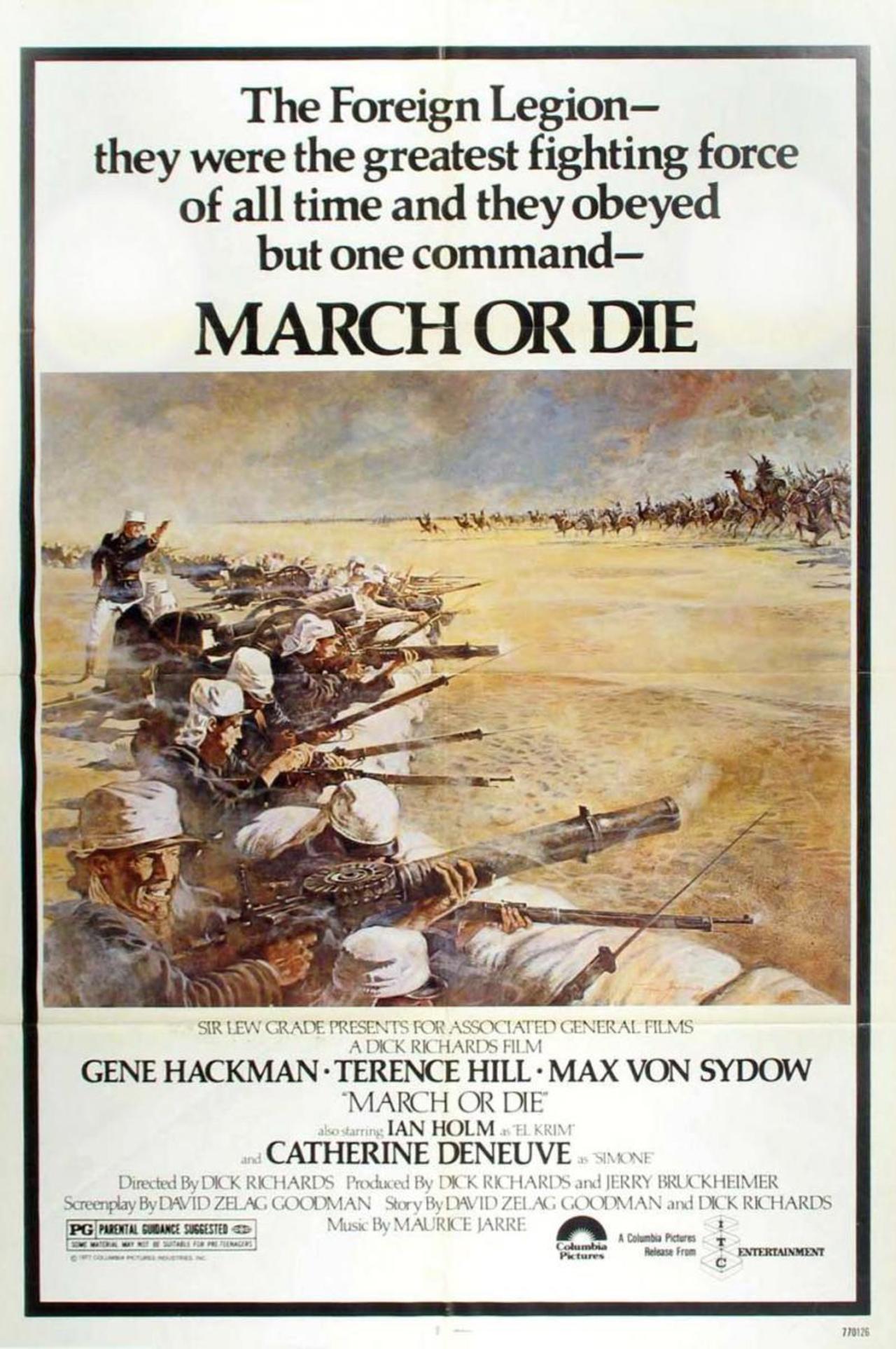 March Or Die Main Poster