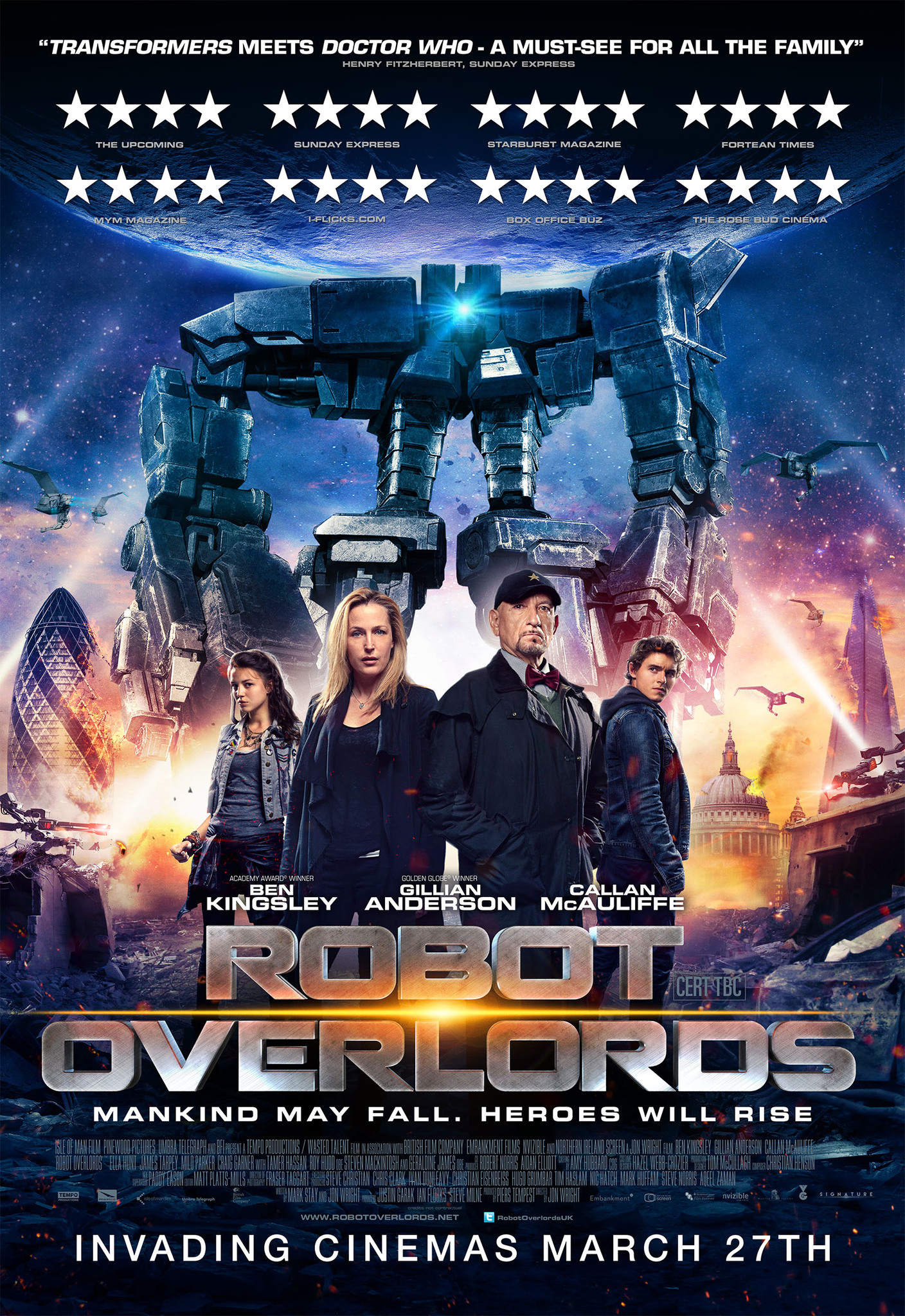 Robot Overlords (2015) Main Poster