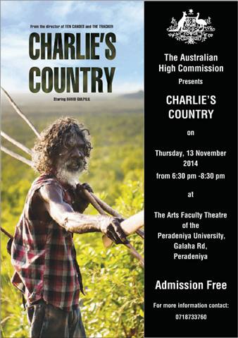 Charlie's Country Main Poster