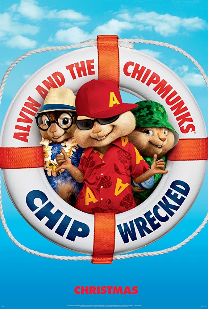 Alvin and the Chipmunks: Chipwrecked Main Poster