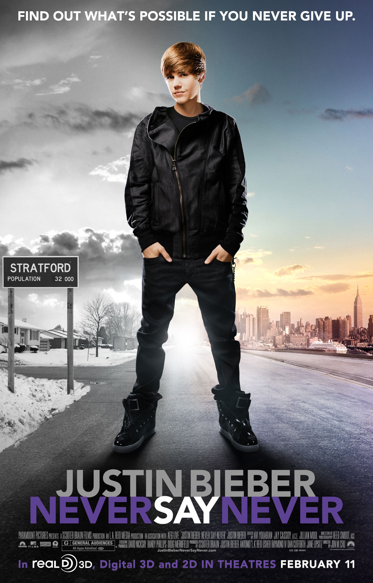 Justin Bieber: Never Say Never Main Poster