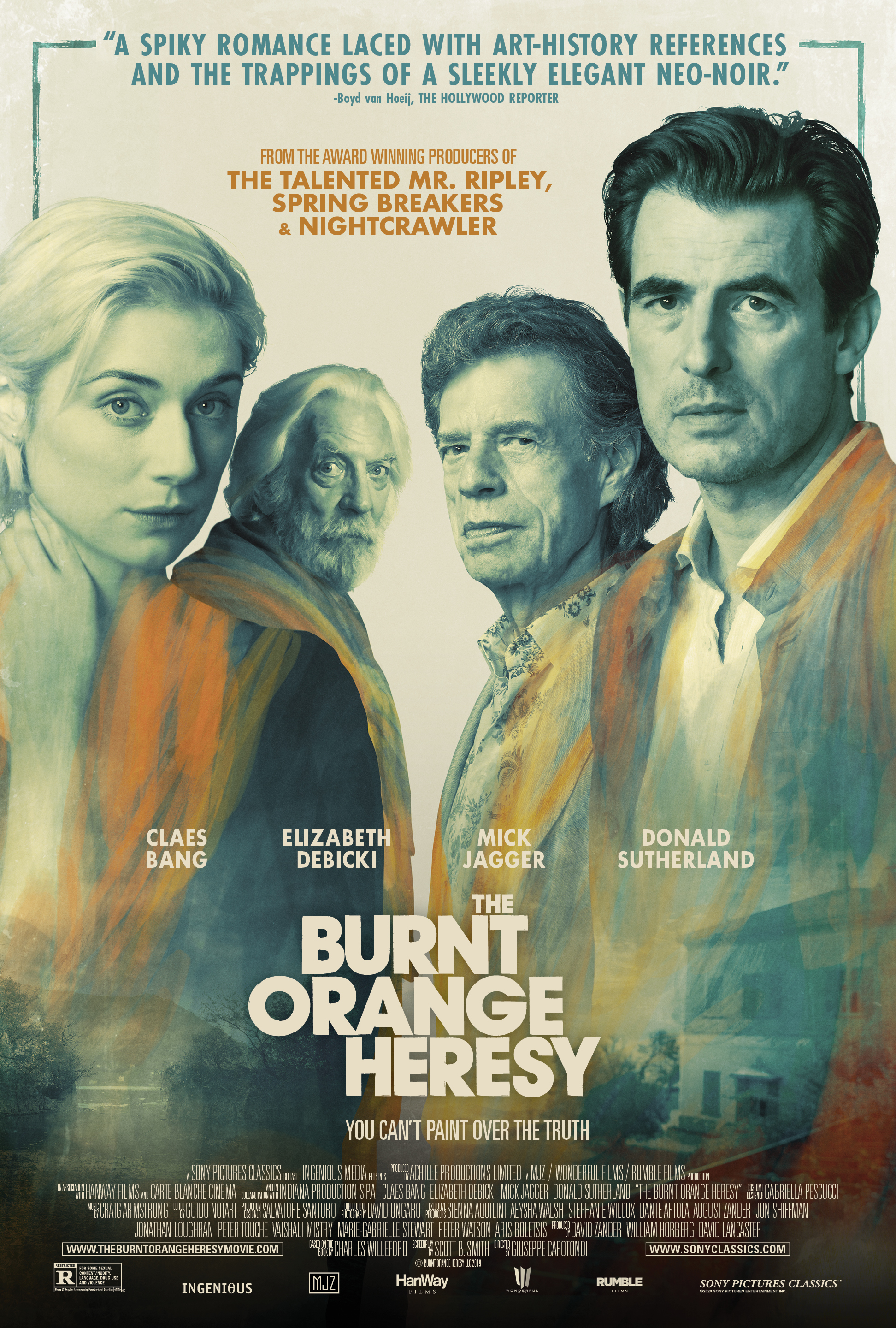 The Burnt Orange Heresy Main Poster