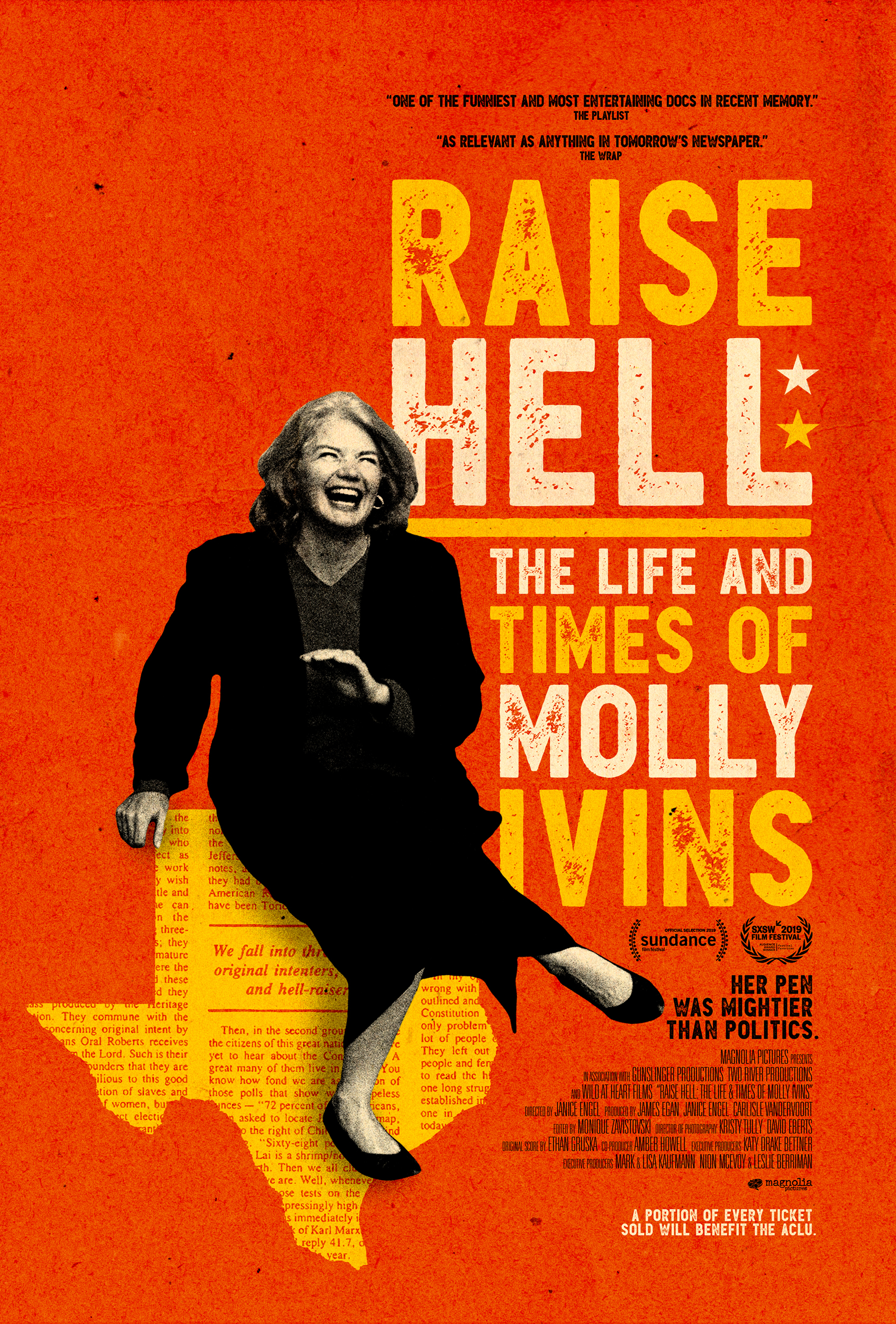 Raise Hell: The Life & Times Of Molly Ivins Main Poster