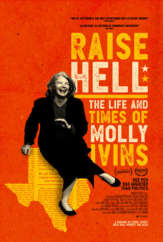 Raise Hell: The Life & Times Of Molly Ivins (2019) Main Poster