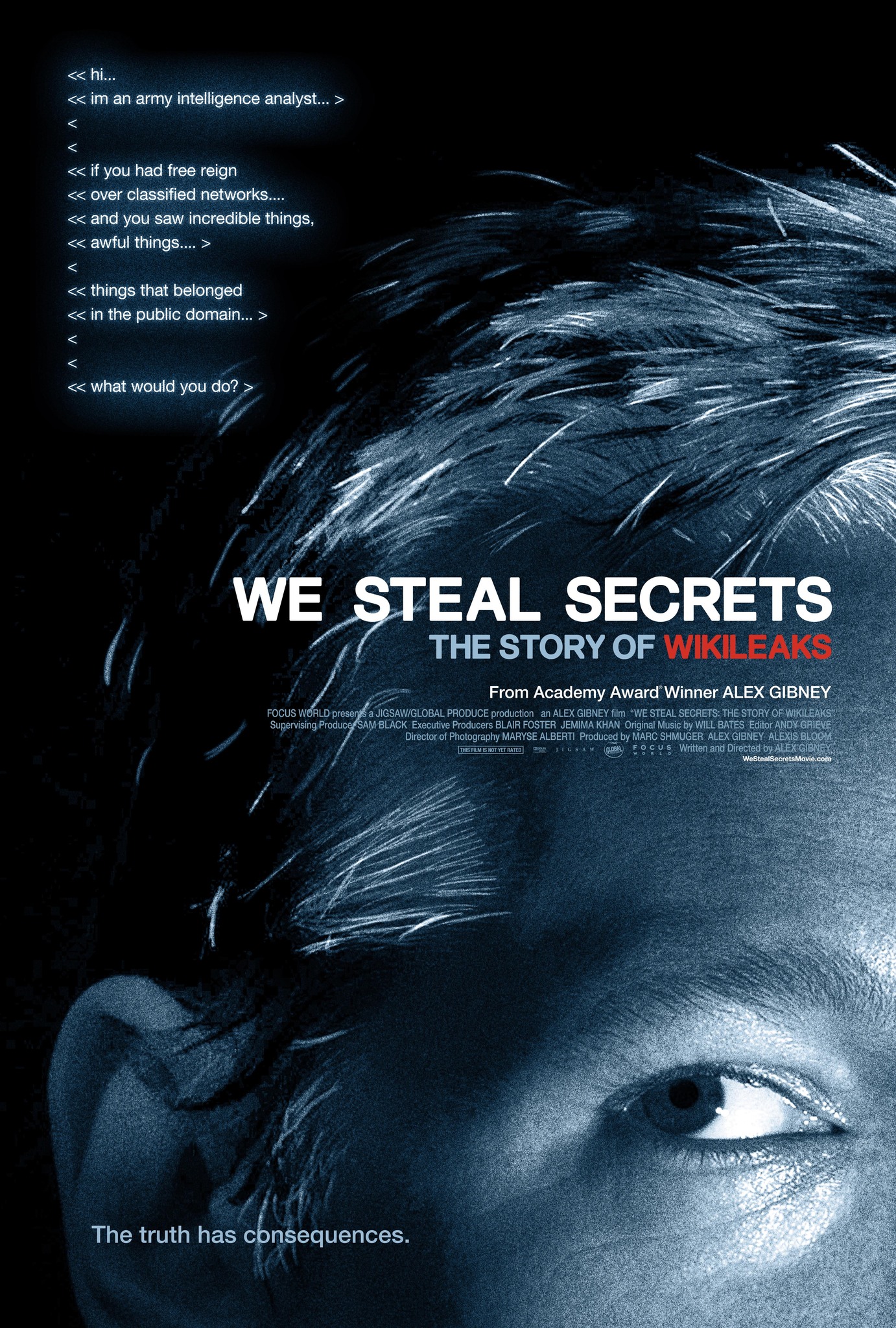 We Steal Secrets Main Poster